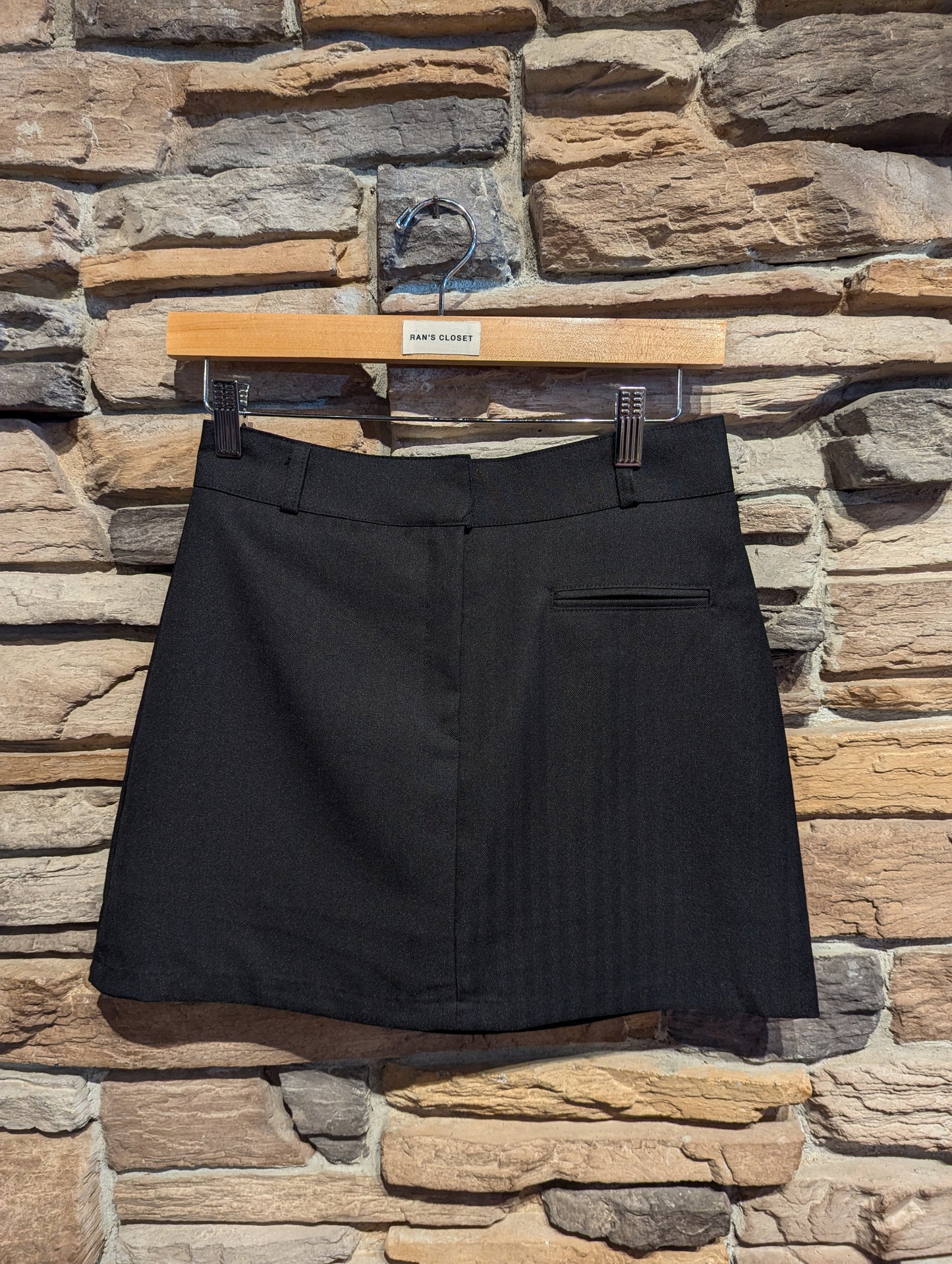 Pin Stripe Mini Skirt