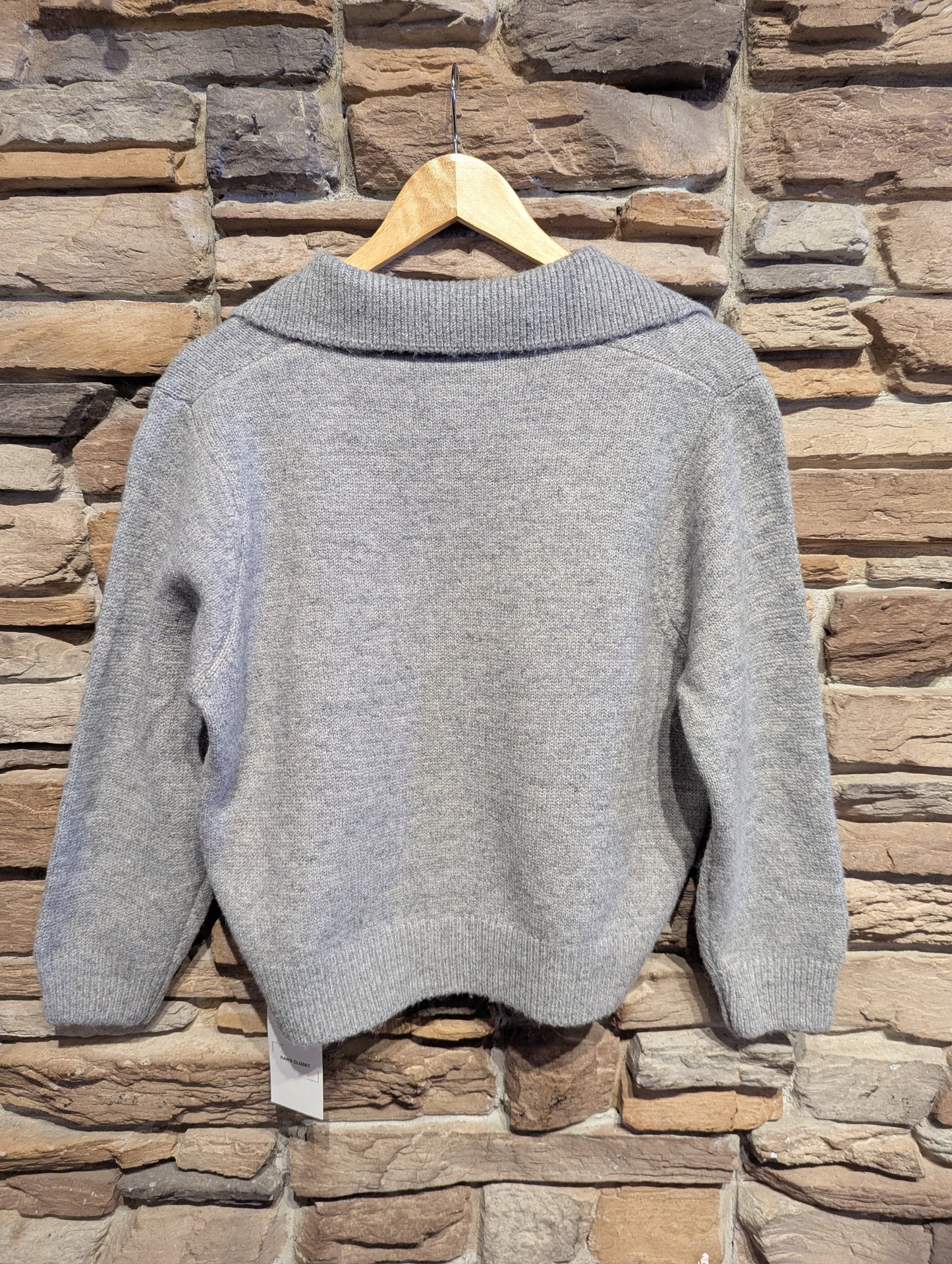 Collared V-Neck Sweater