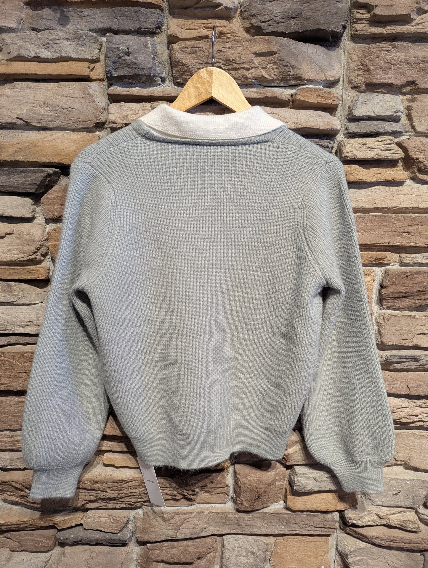 Detailed Fastening Wrap Sweater