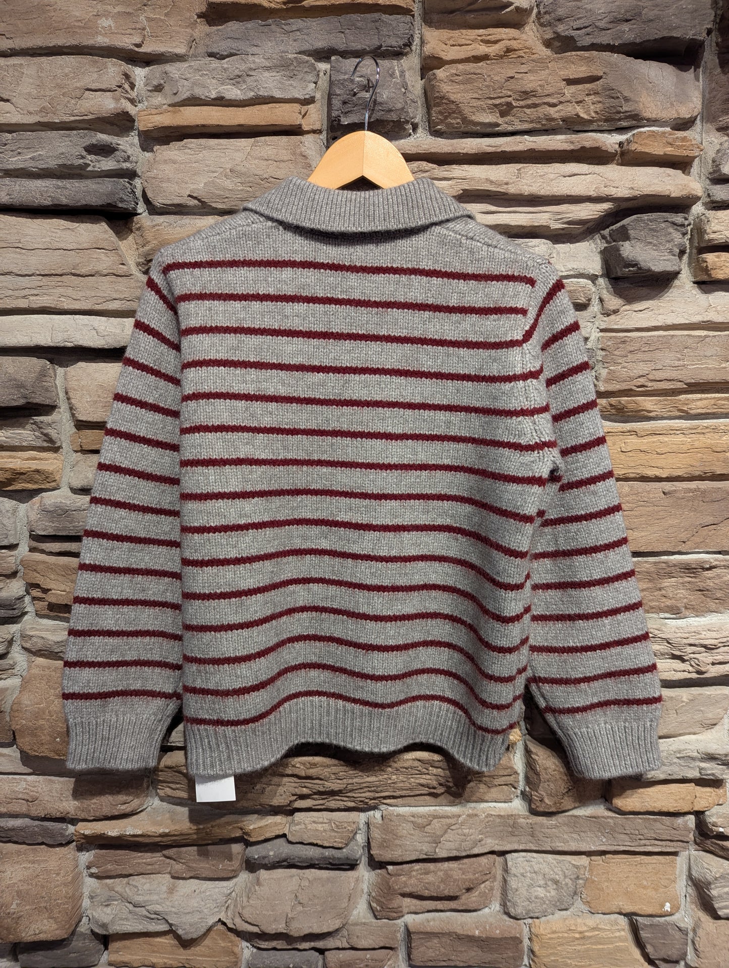 Striped Collar Sweater