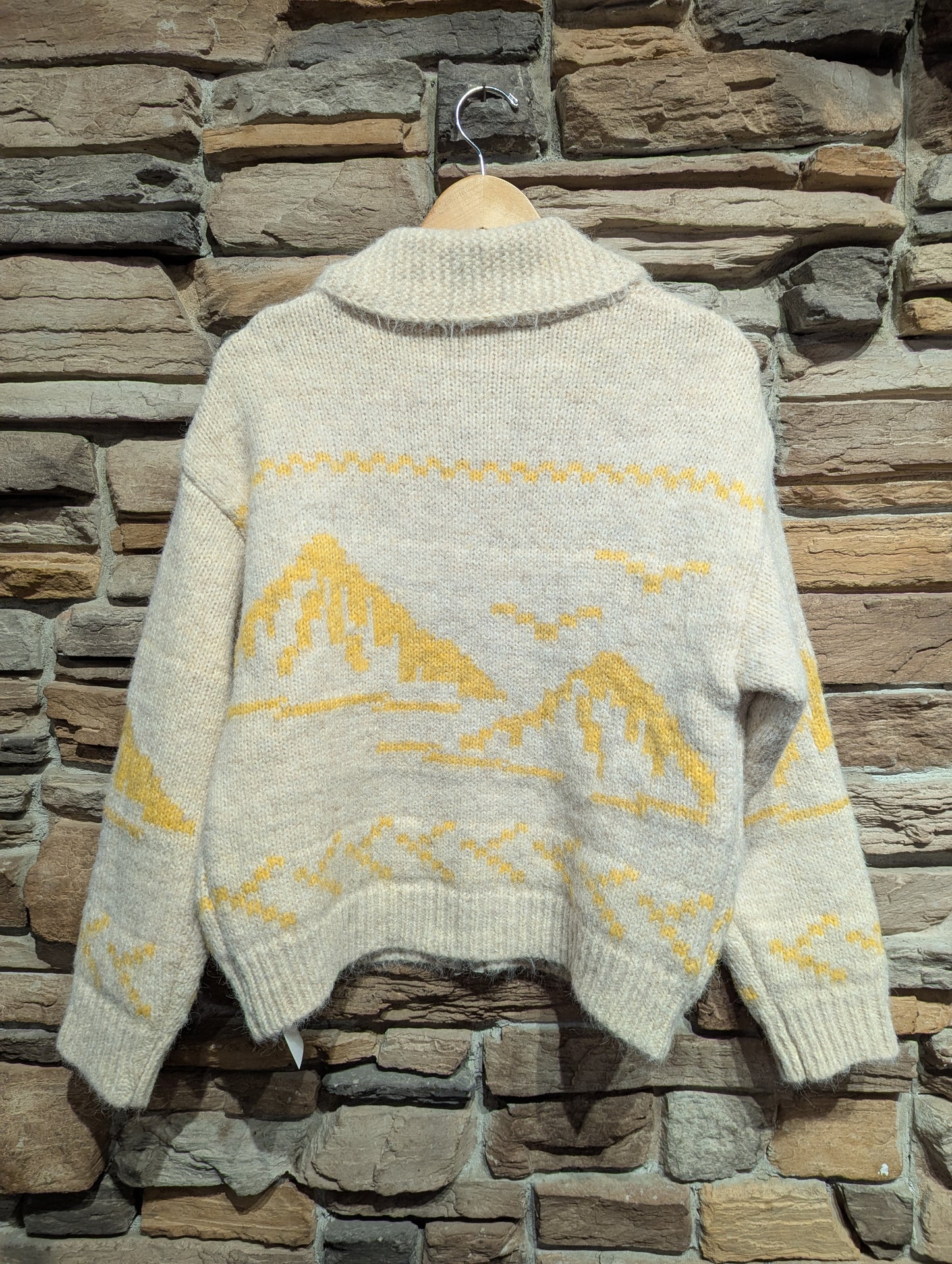 Mountain Cabin Zip Up Sweater