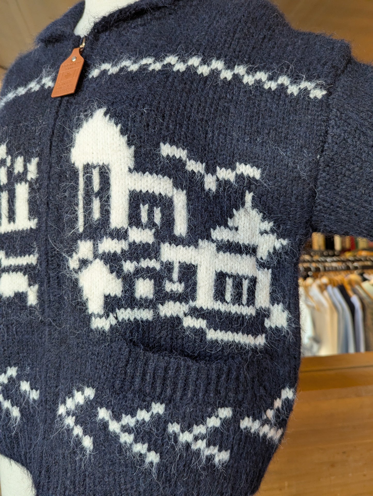 Mountain Cabin Zip Up Sweater