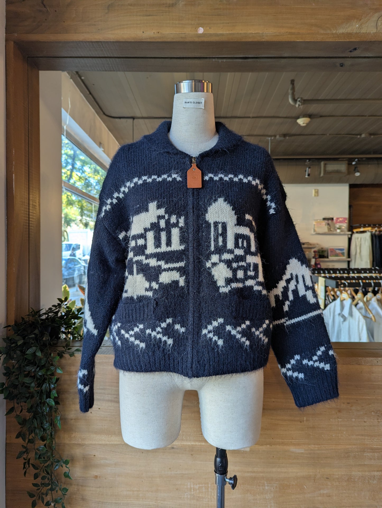 Mountain Cabin Zip Up Sweater