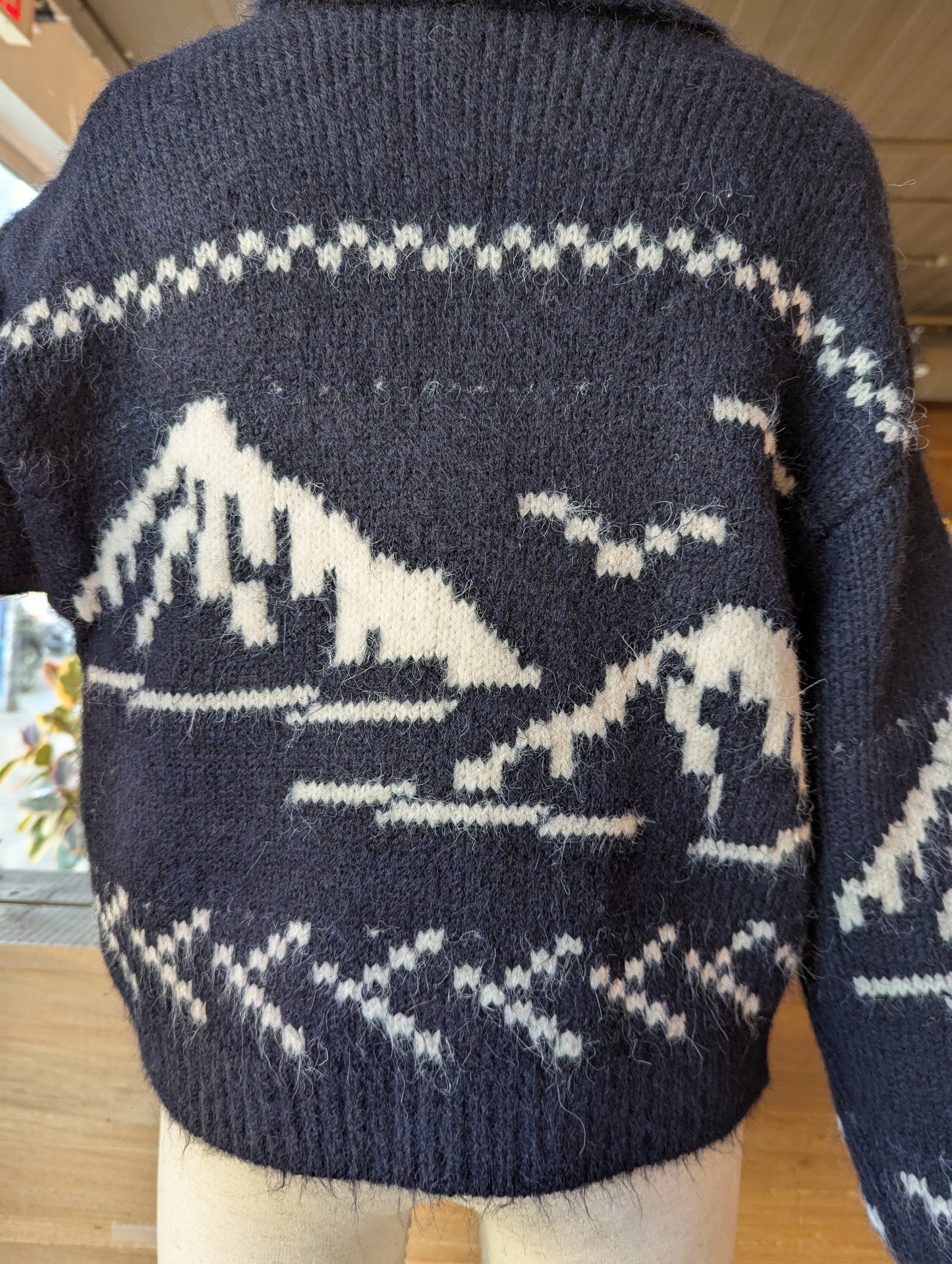 Mountain Cabin Zip Up Sweater