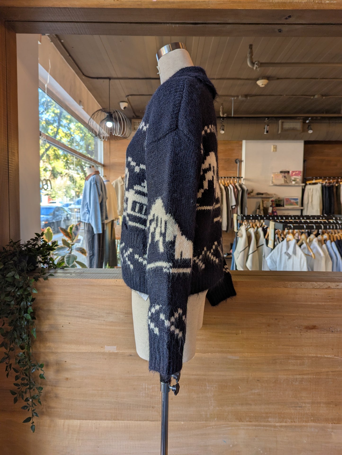 Mountain Cabin Zip Up Sweater