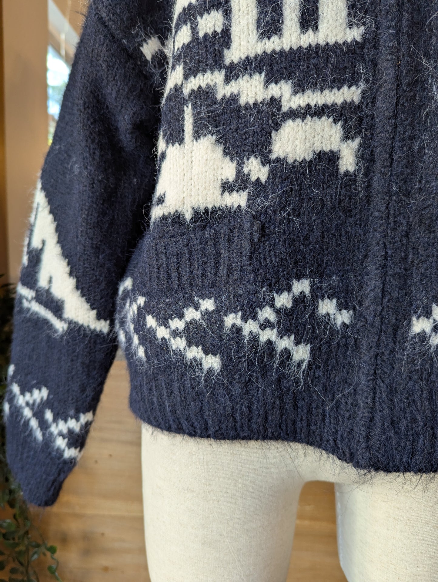 Mountain Cabin Zip Up Sweater
