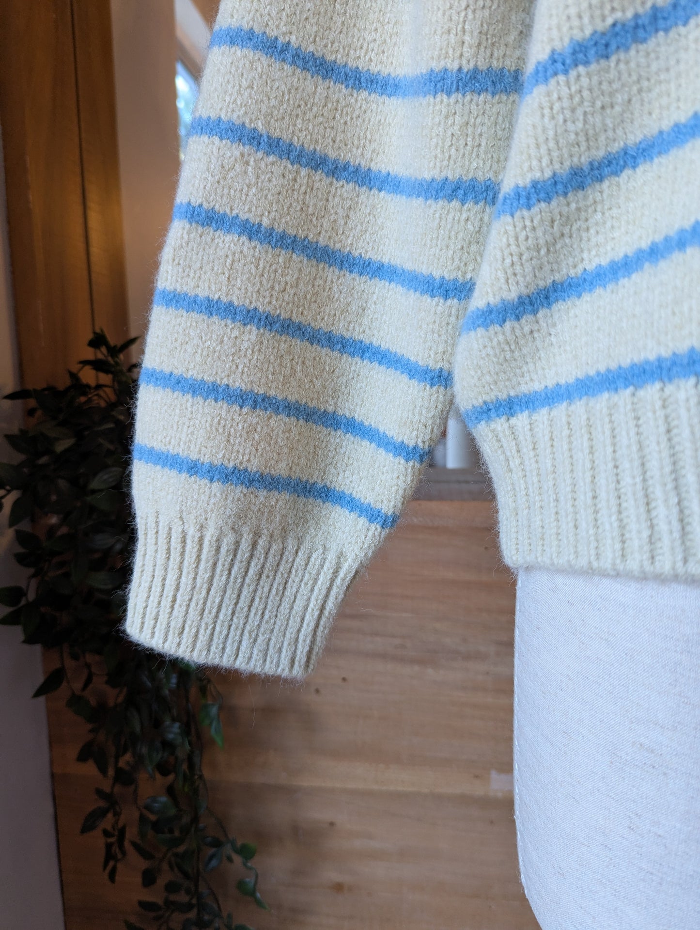 Striped Collar Sweater