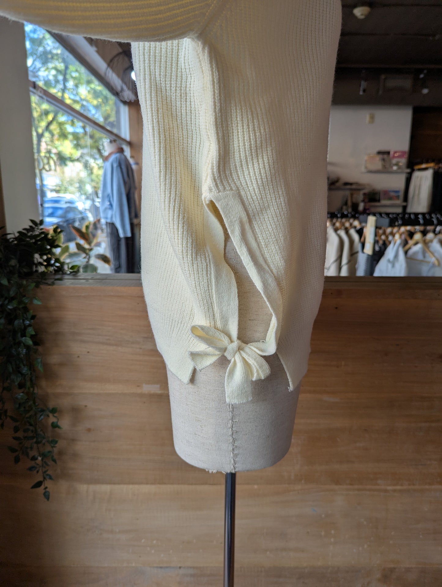 Side Tie Knit Sweater