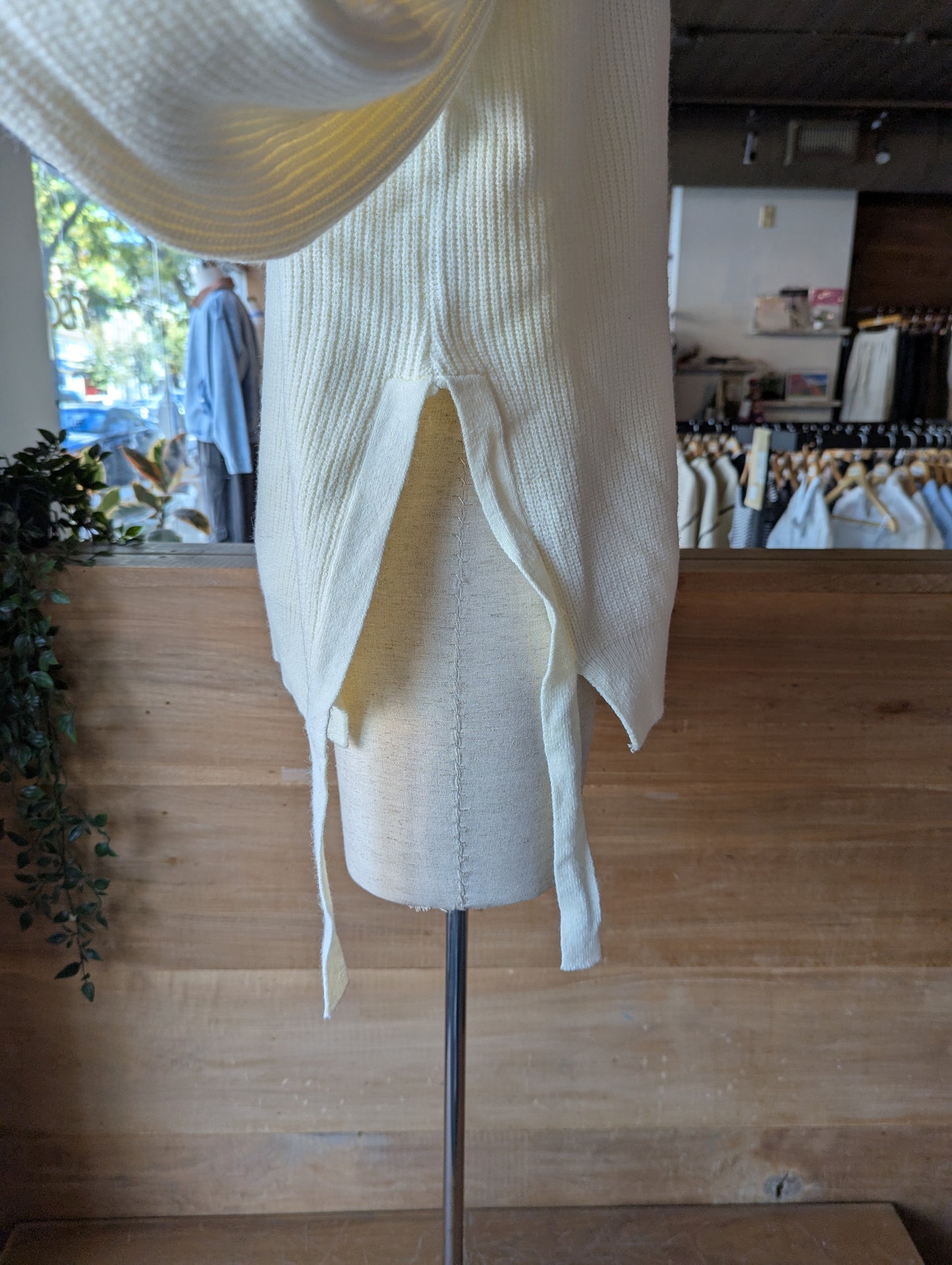 Side Tie Knit Sweater