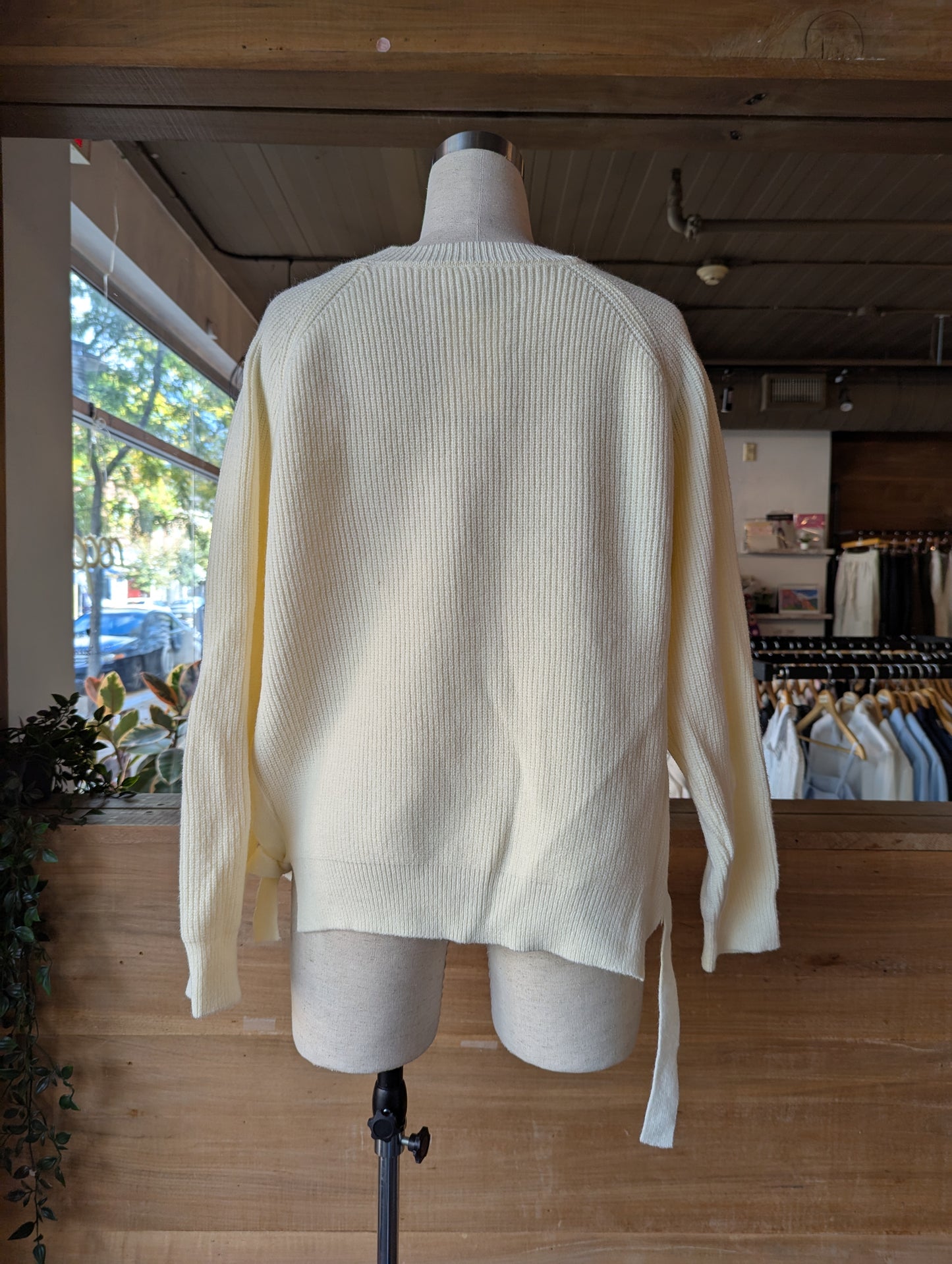 Side Tie Knit Sweater