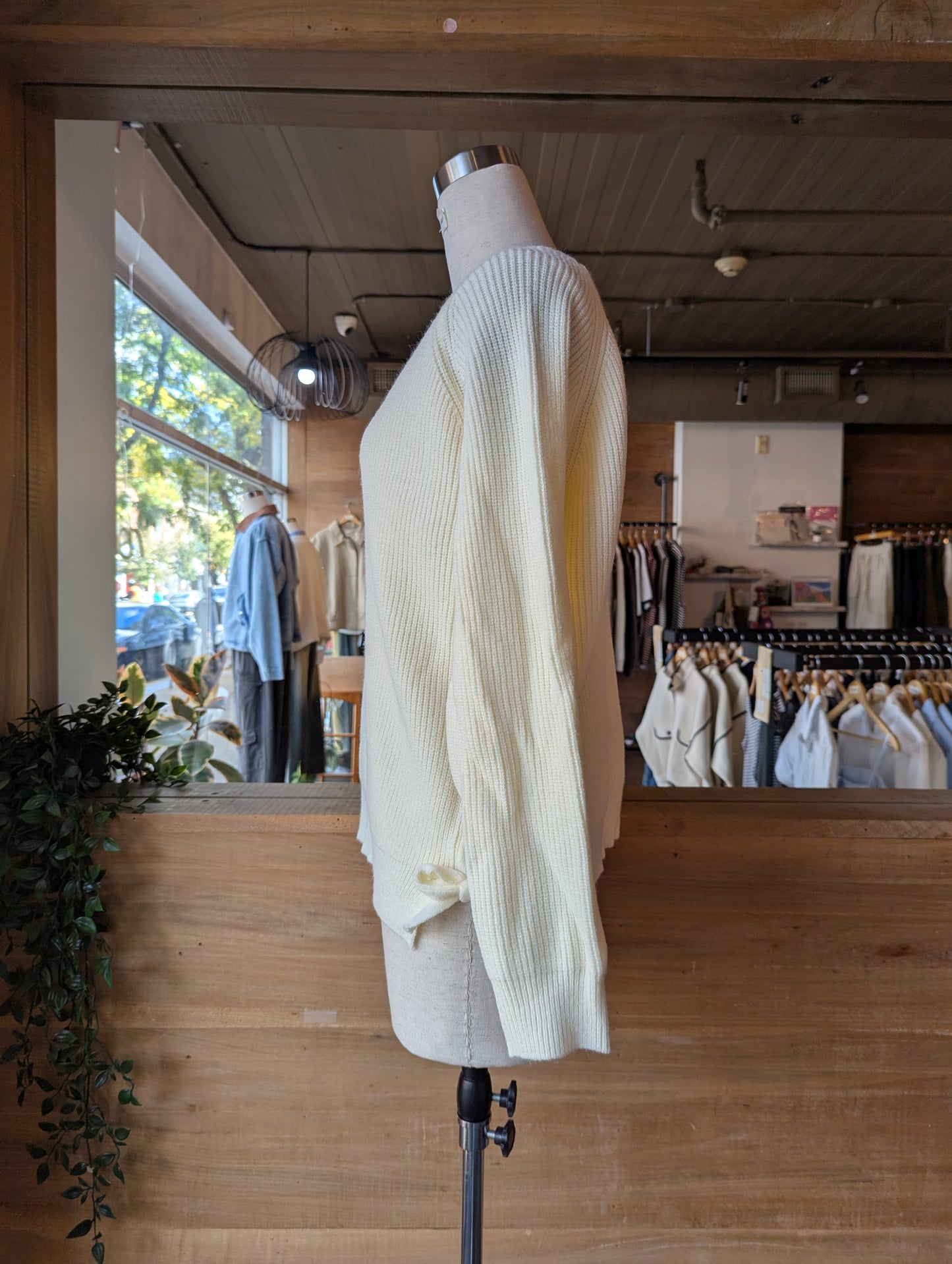 Side Tie Knit Sweater