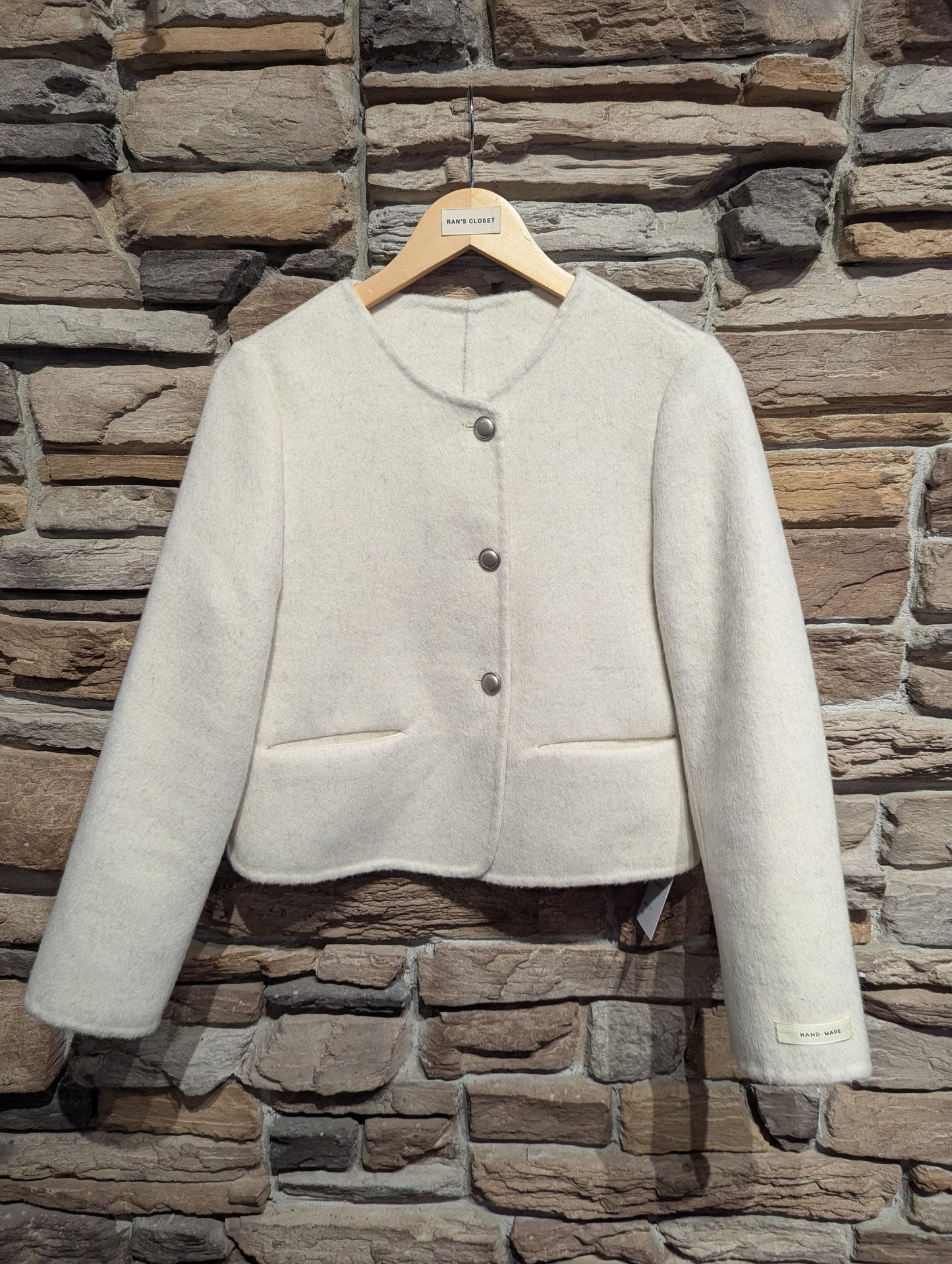 Cropped Wool Jacket