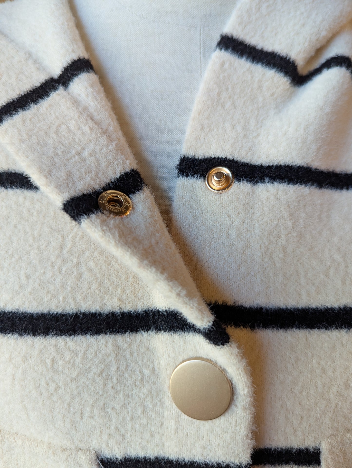 Striped Jacket with Hood
