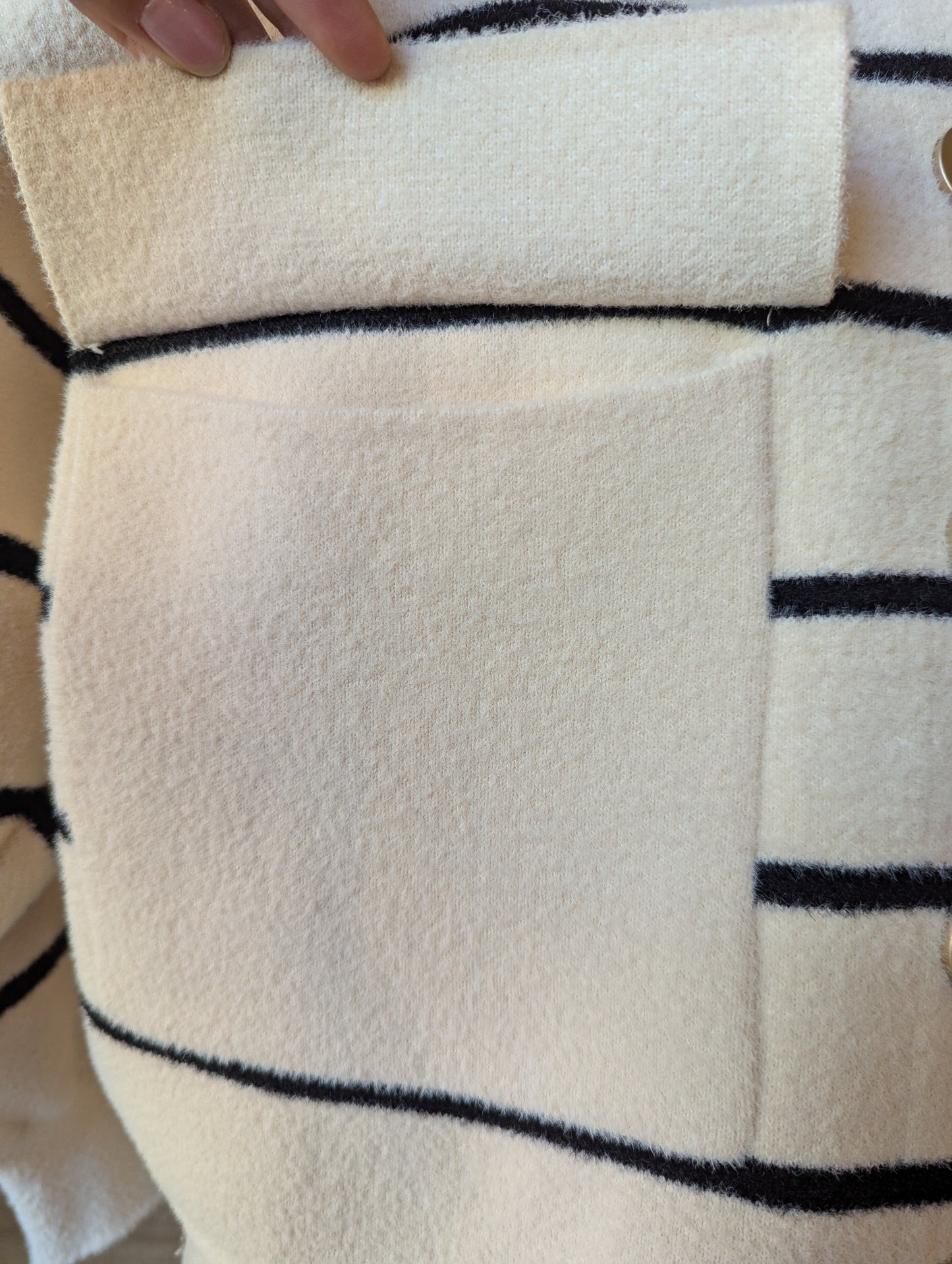 Striped Jacket with Hood