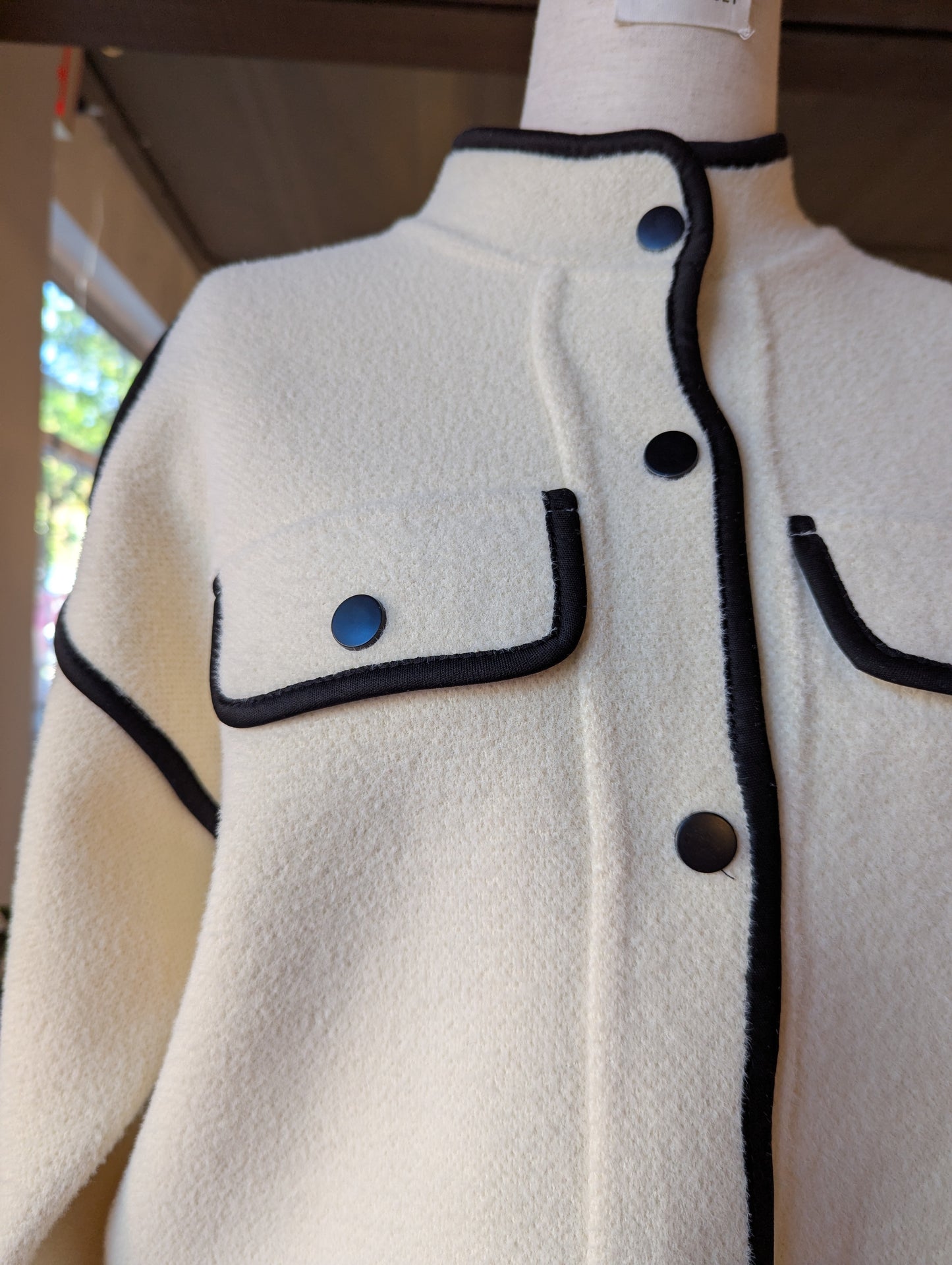 Contrast Trim Jacket