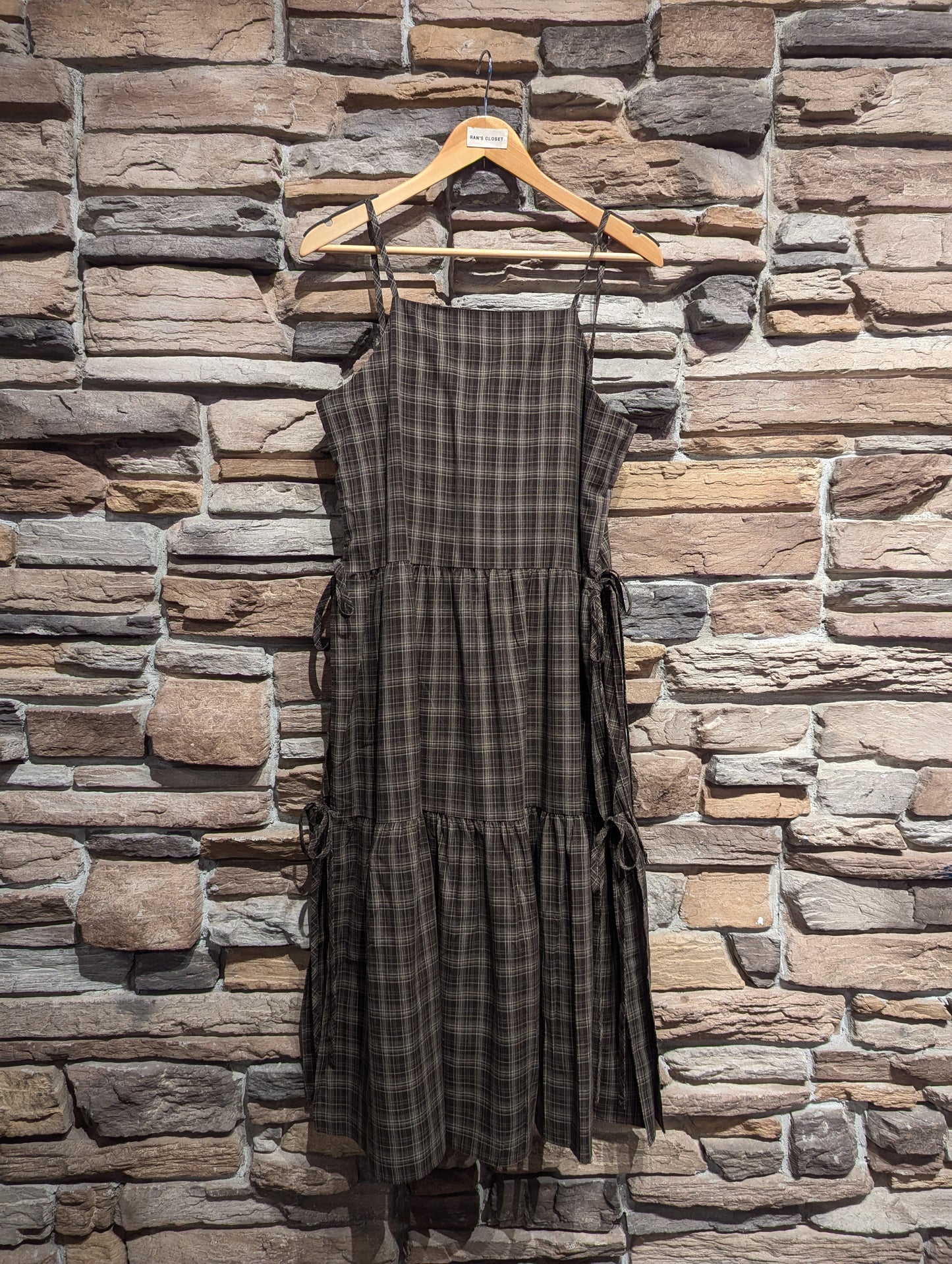 Plaid Apron Dress