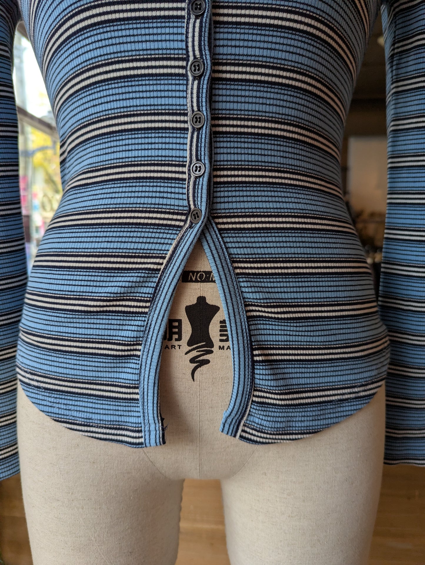 Striped Button Up Long Sleeve