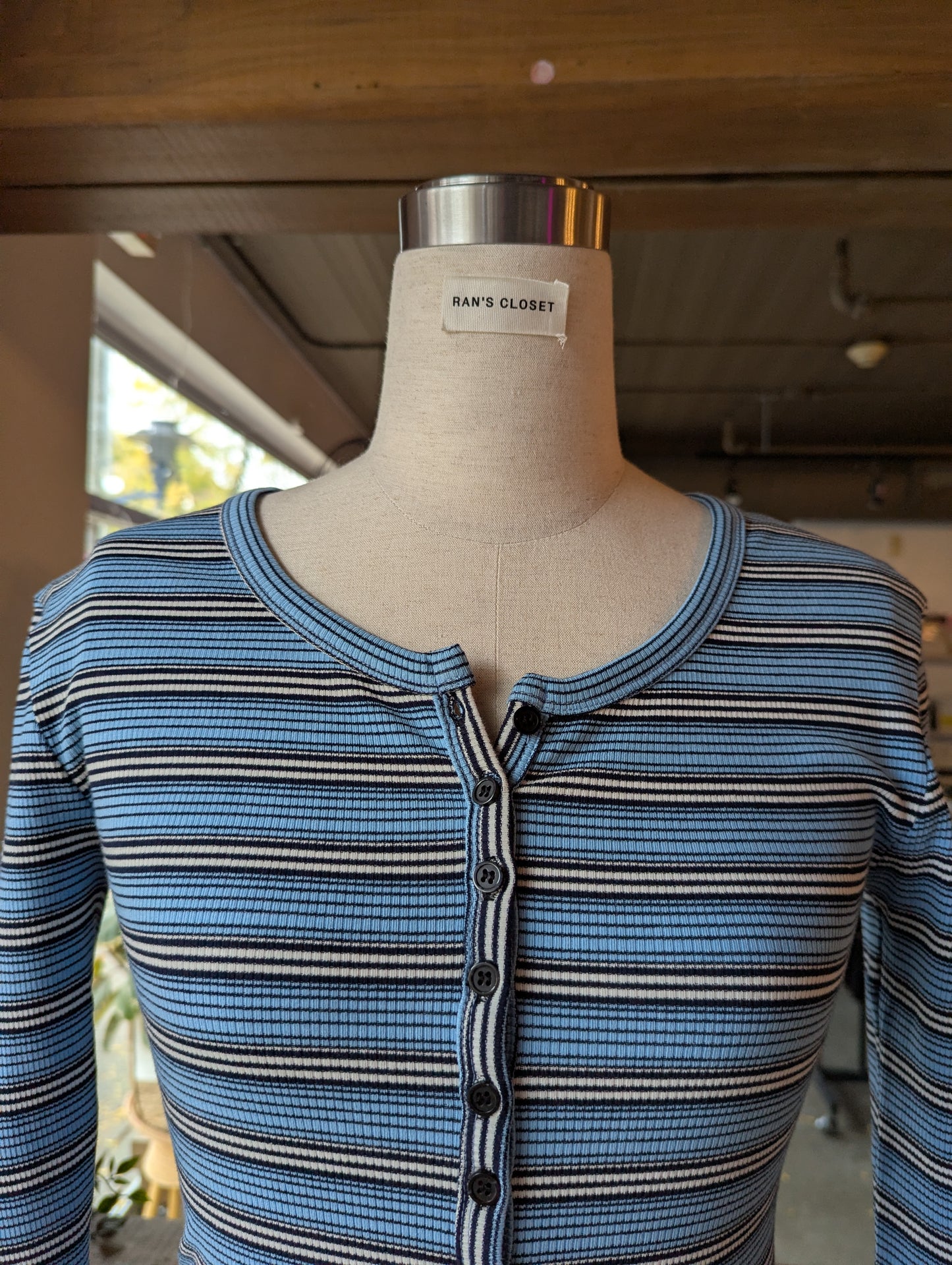Striped Button Up Long Sleeve