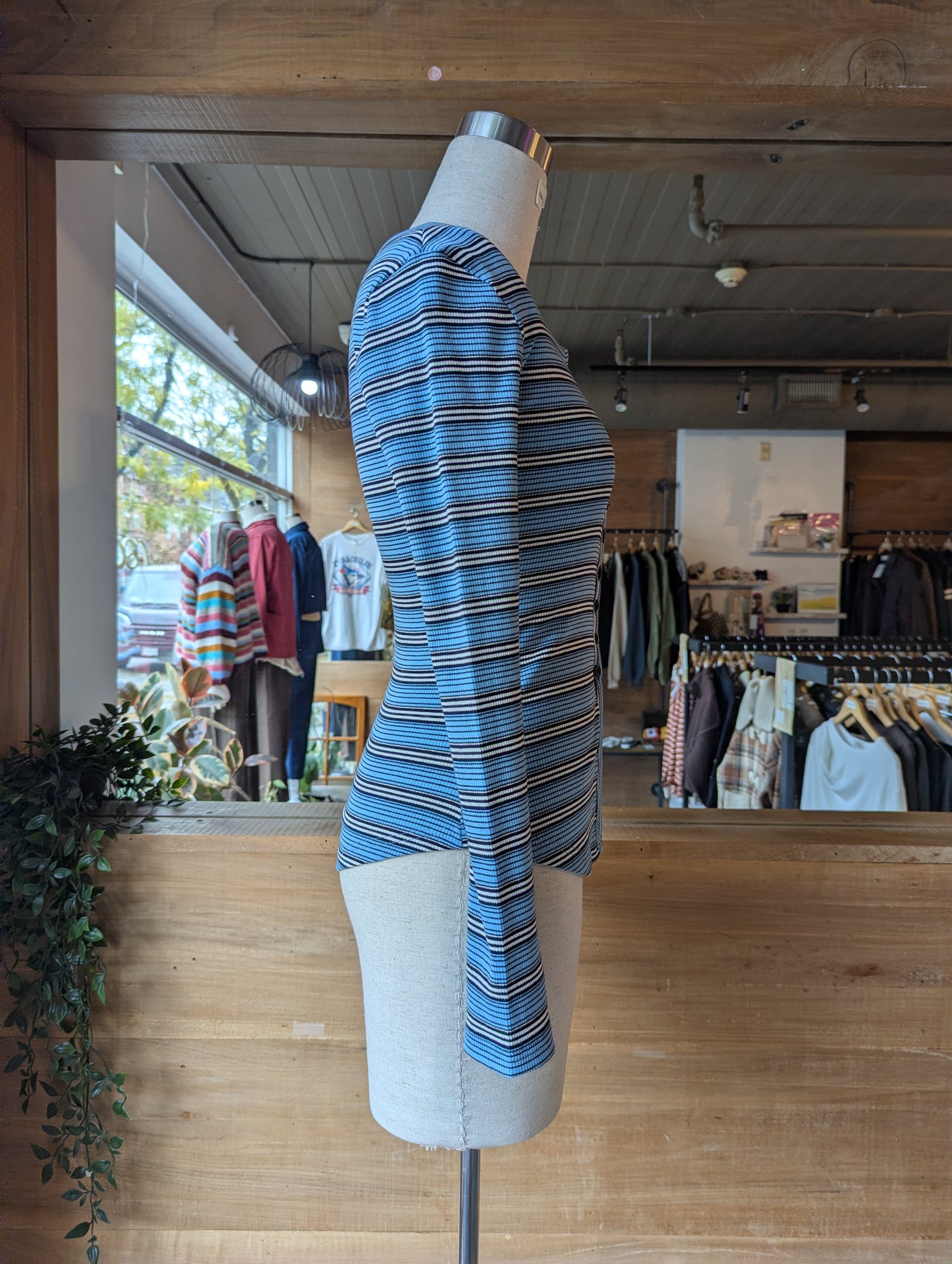 Striped Button Up Long Sleeve