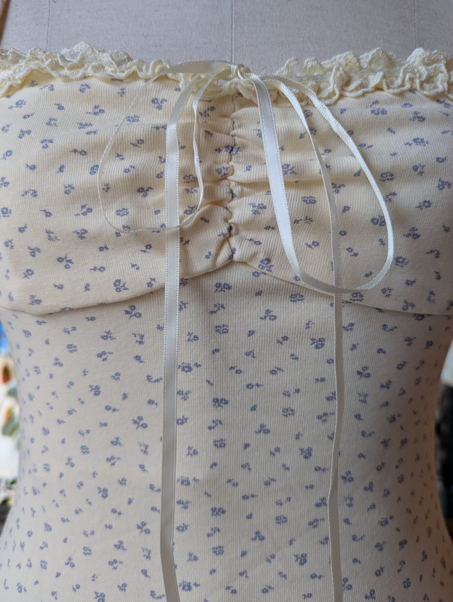 Floral Tank Top and Cardigan Set