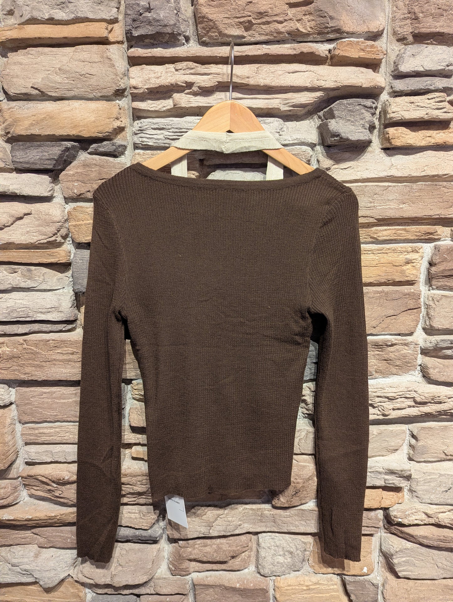 Double Layer Halter and Cardigan Top