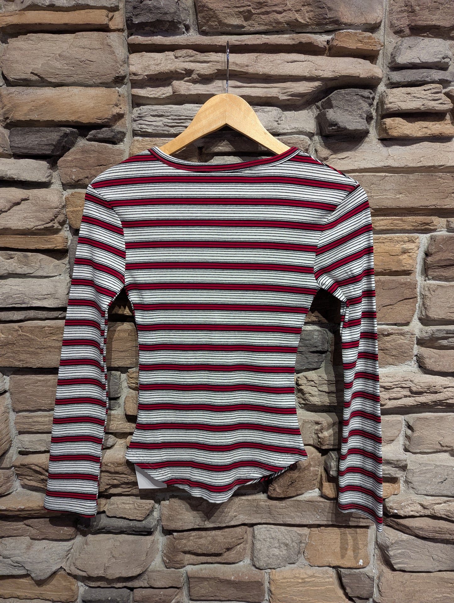 Striped Button Up Long Sleeve