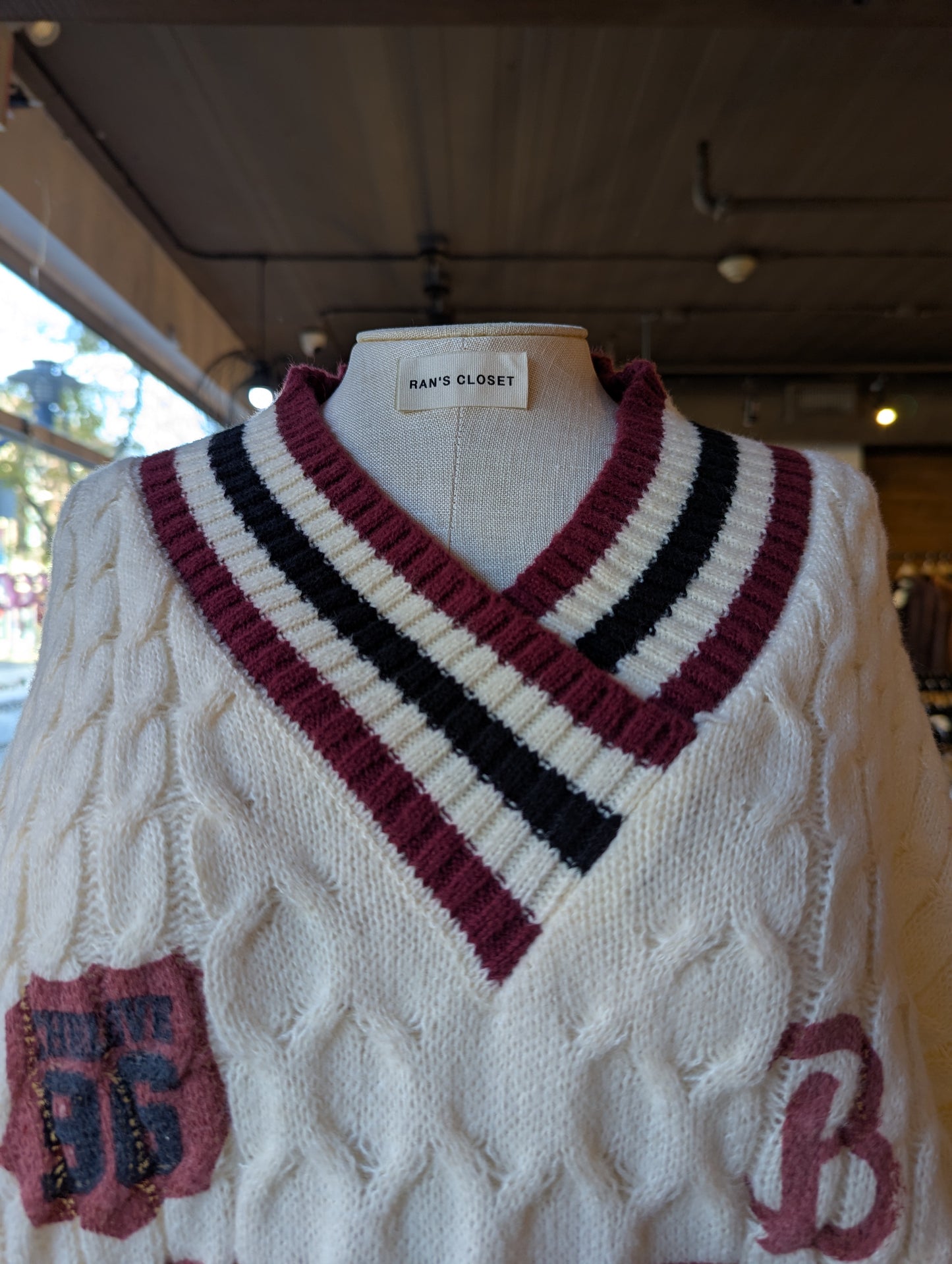 Oversized Varsity Sweater