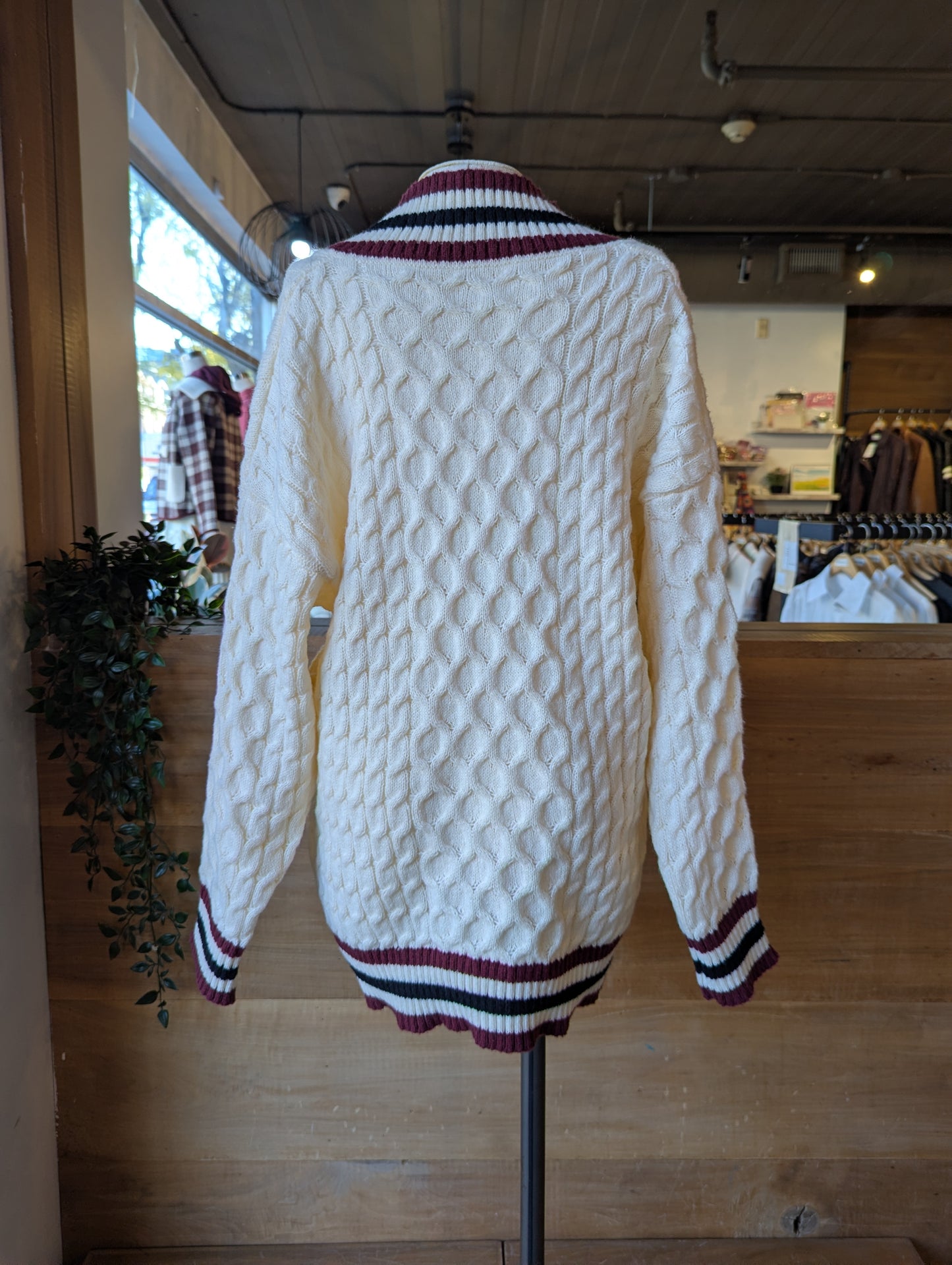 Oversized Varsity Sweater