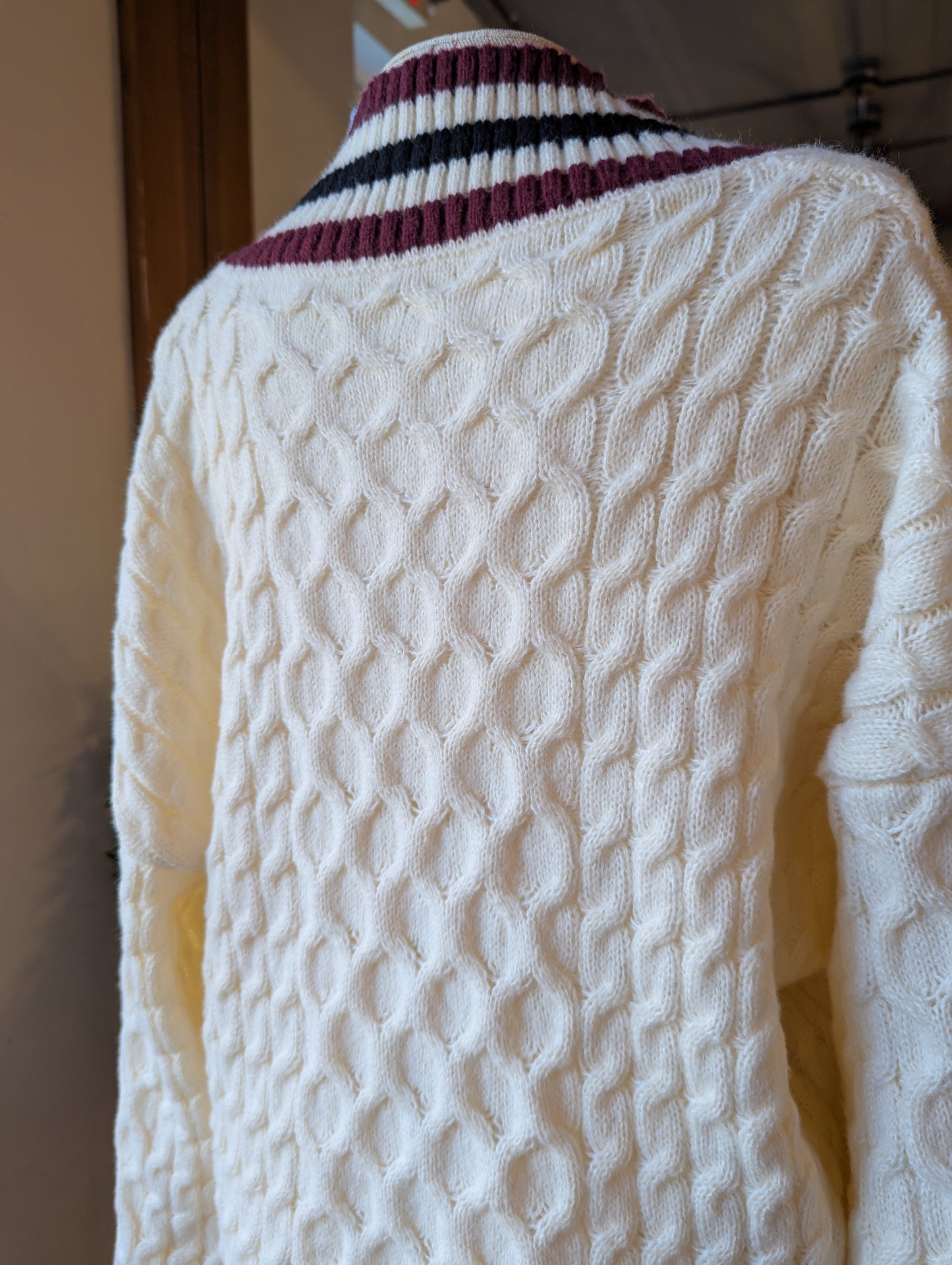 Oversized Varsity Sweater