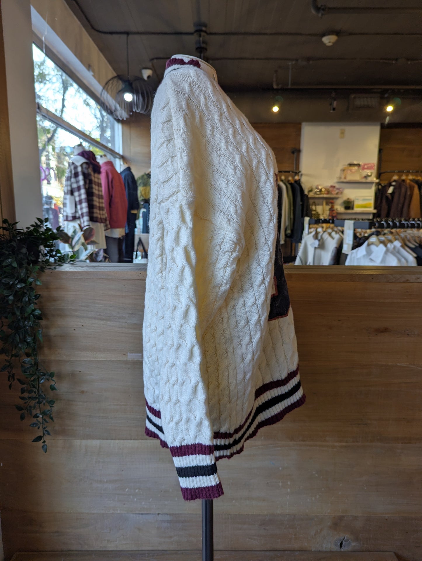 Oversized Varsity Sweater