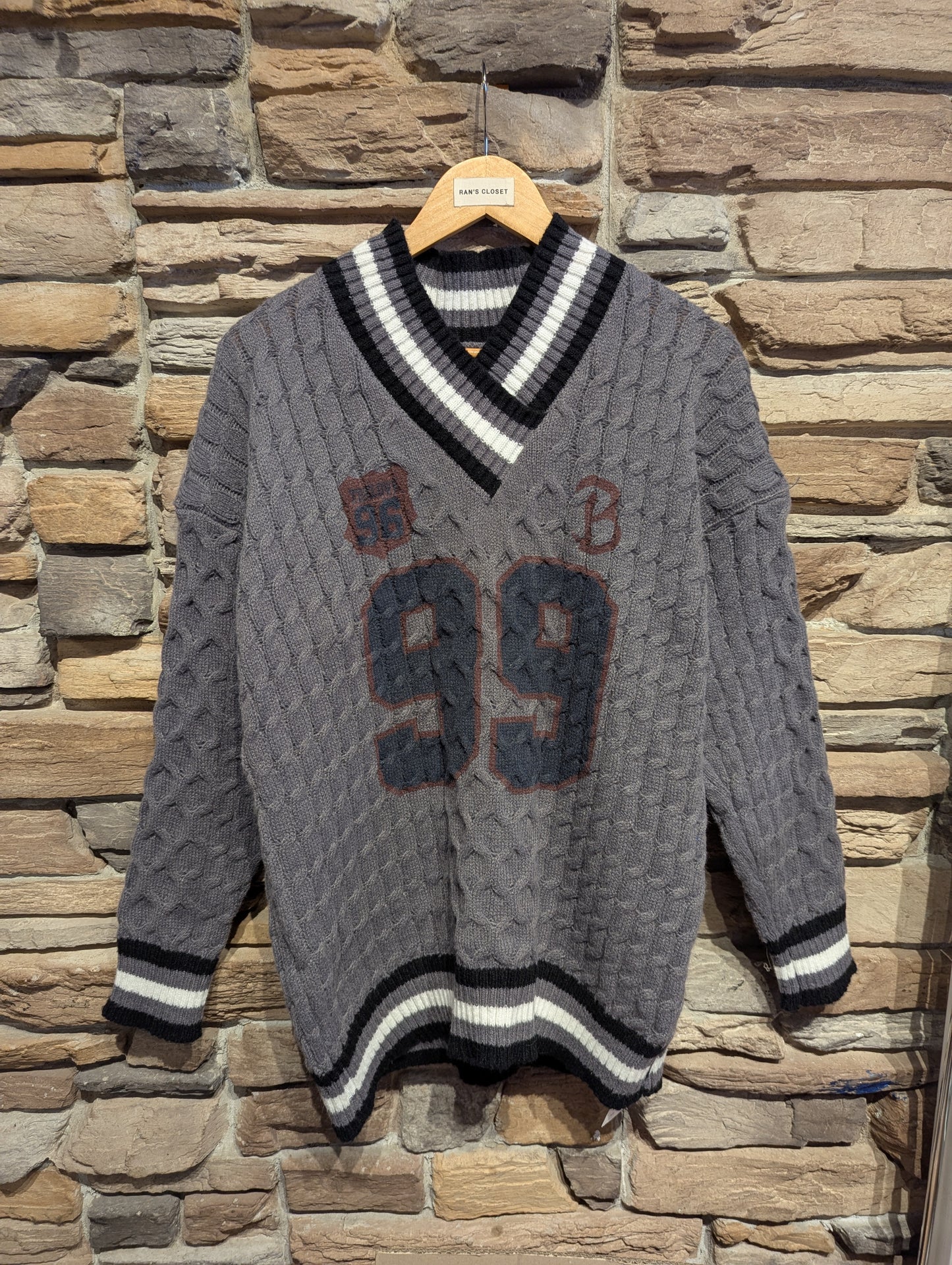Oversized Varsity Sweater