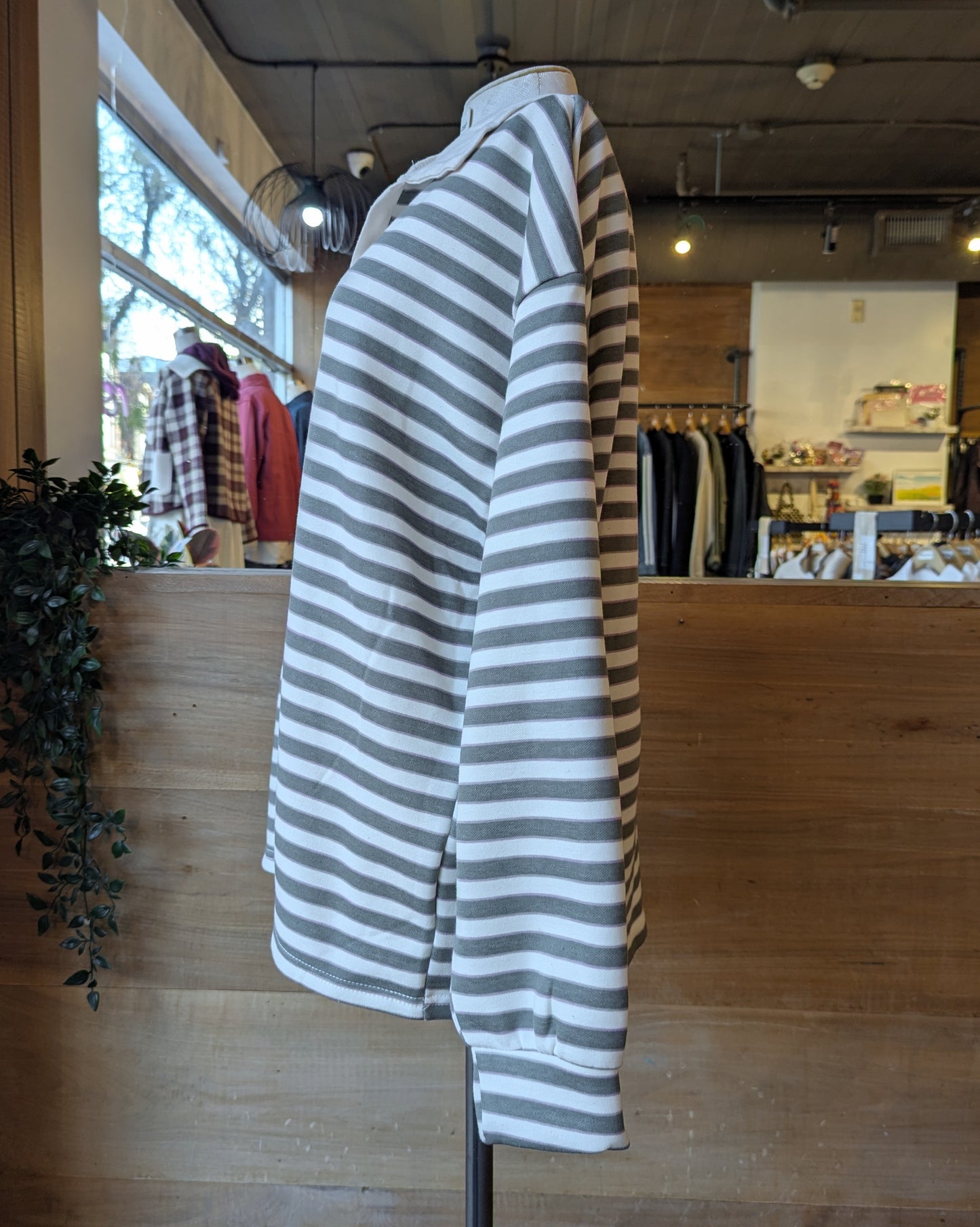 Thick Striped Rugby Shirt