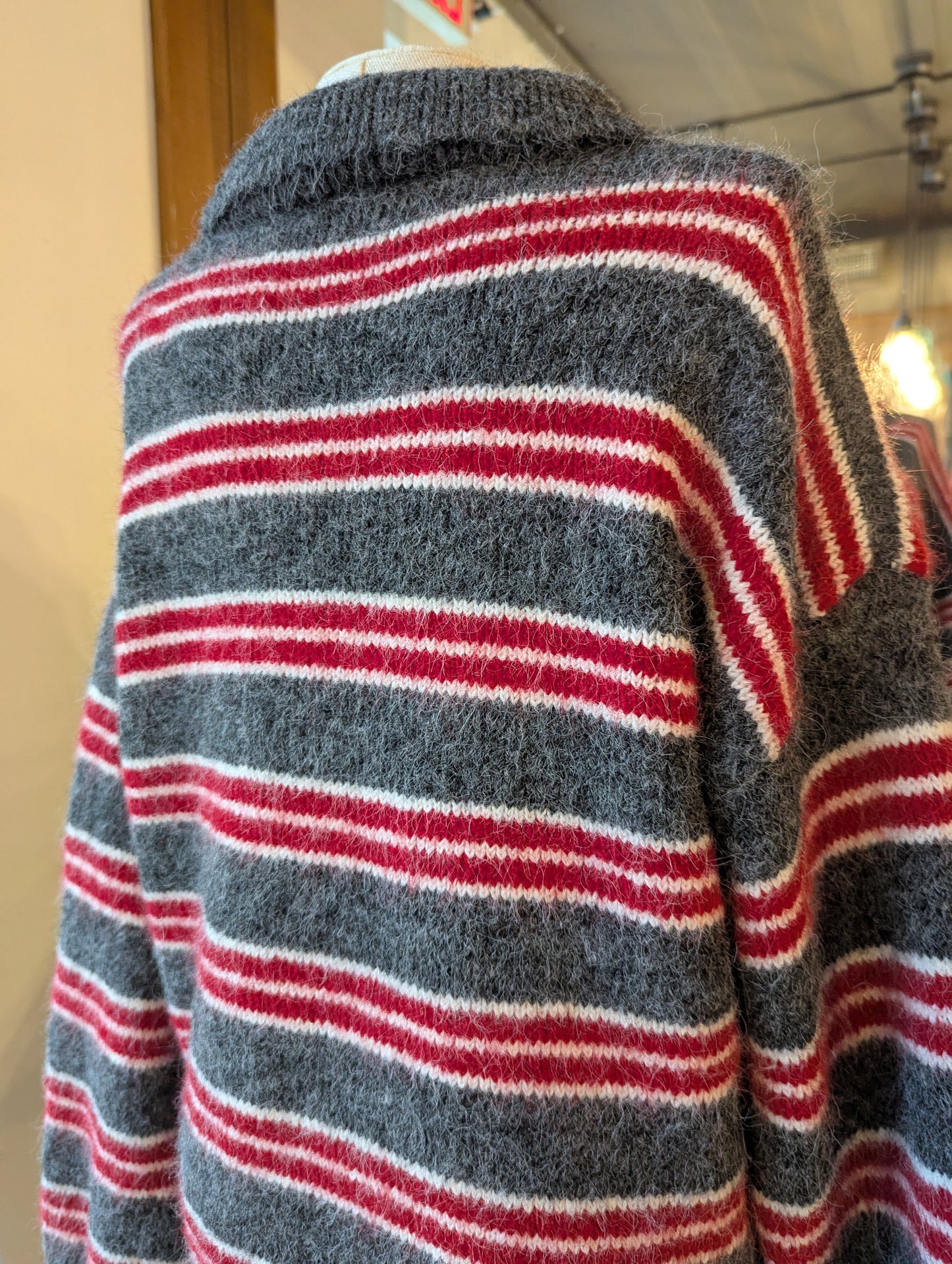 Striped Henley Sweater