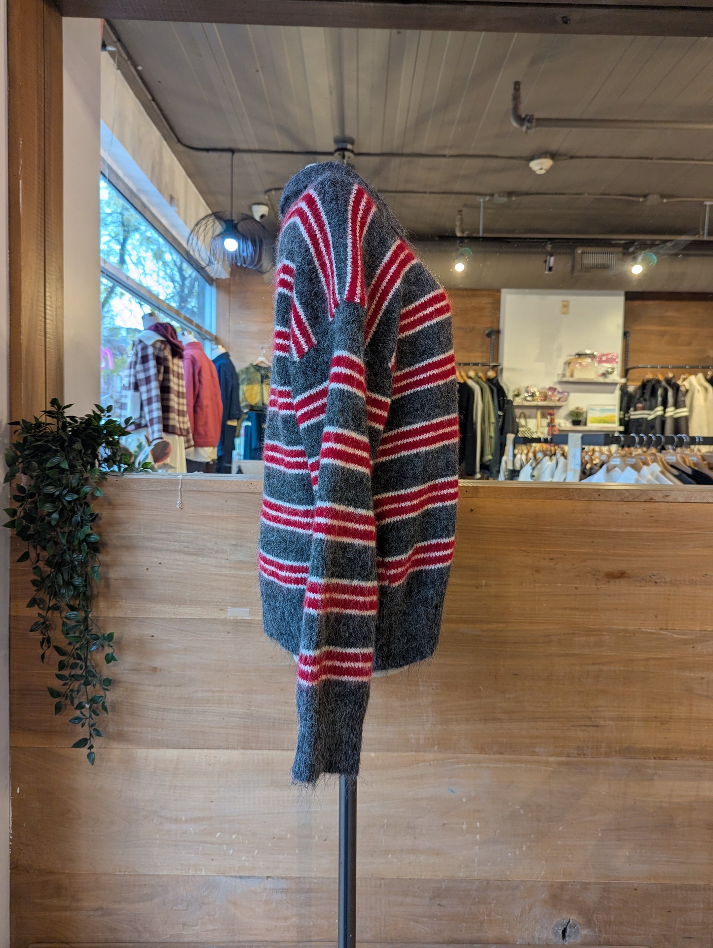 Striped Henley Sweater