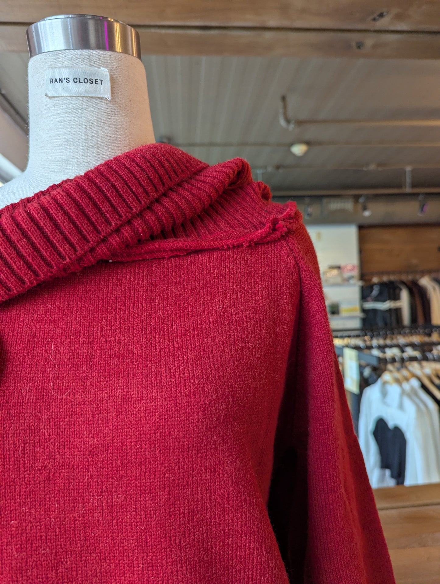 Scrunched Off-Shoulder Sweater