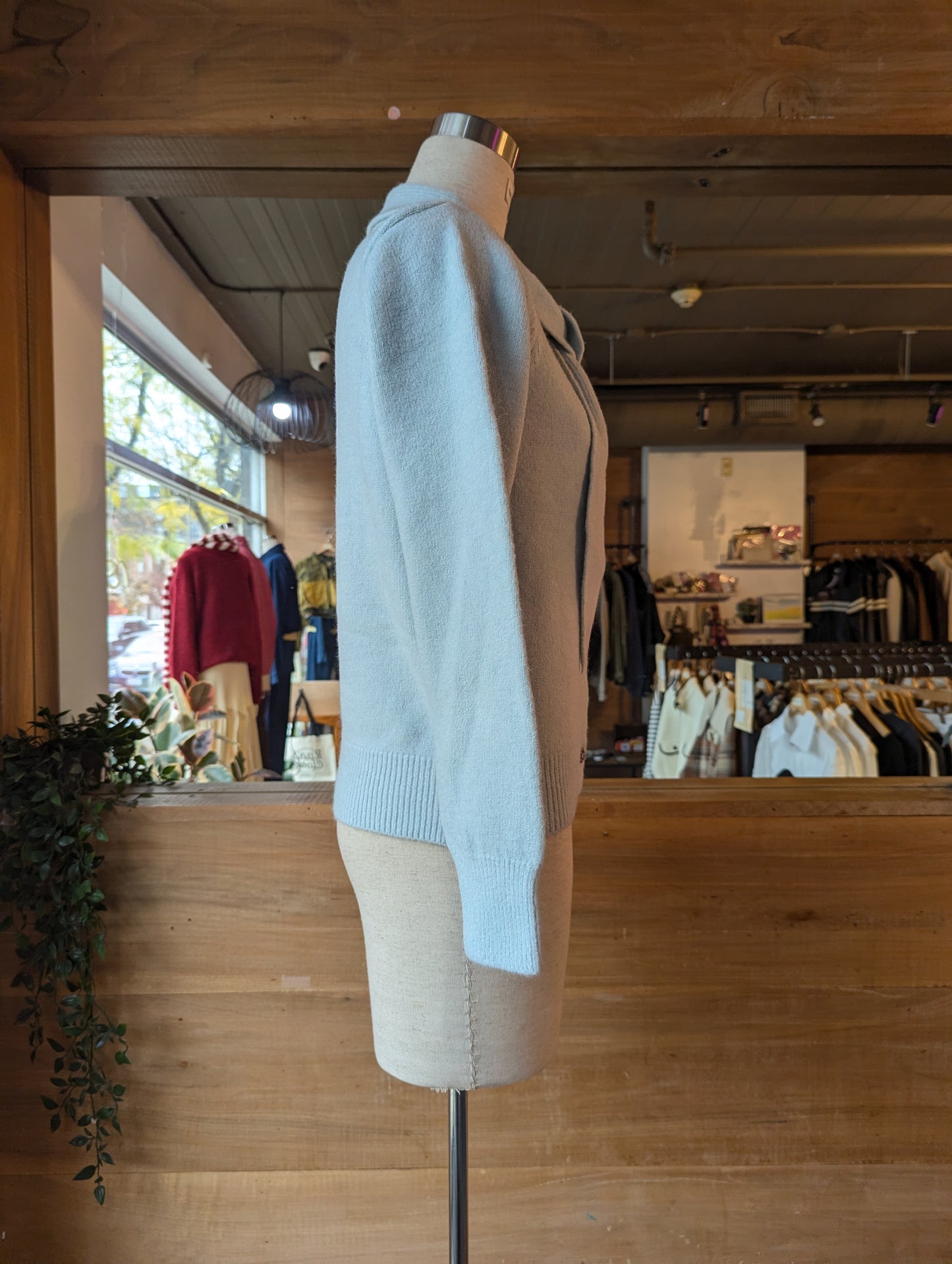 Cardigan with Neck Tie