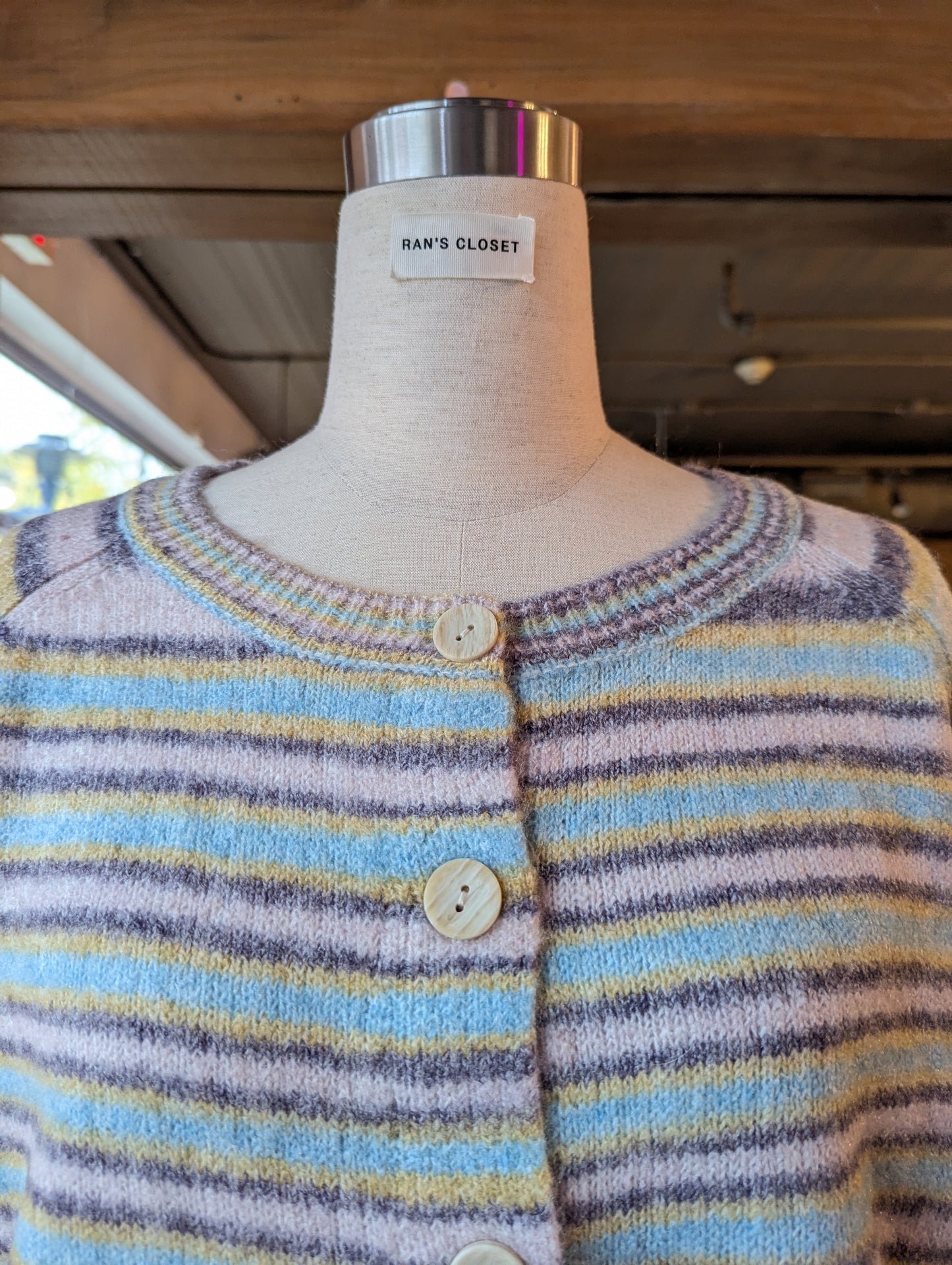 Colourful Striped Cardigan