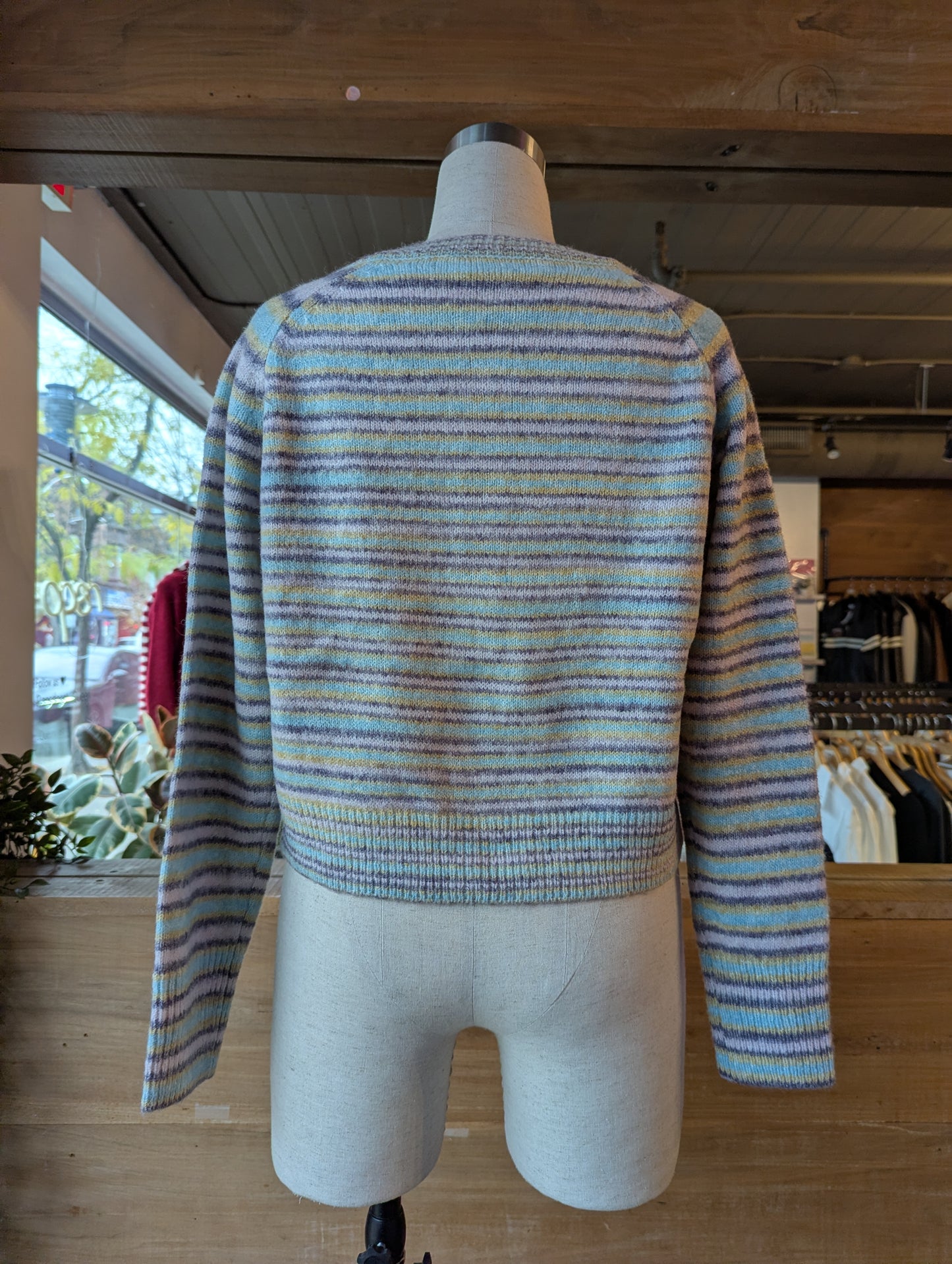 Colourful Striped Cardigan