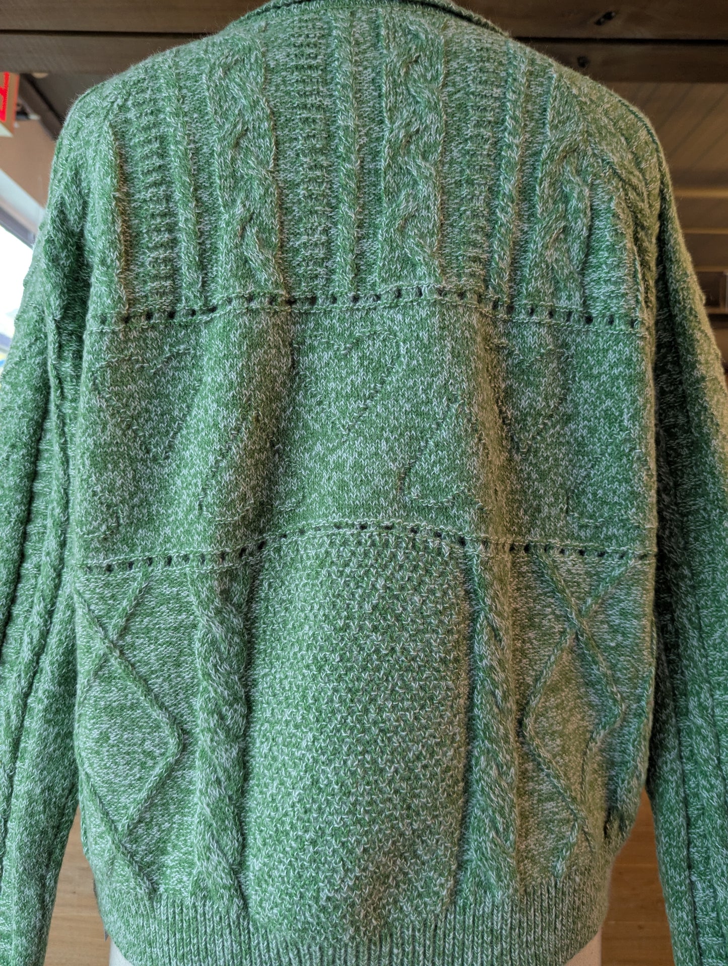 Oversized Collar Cardigan