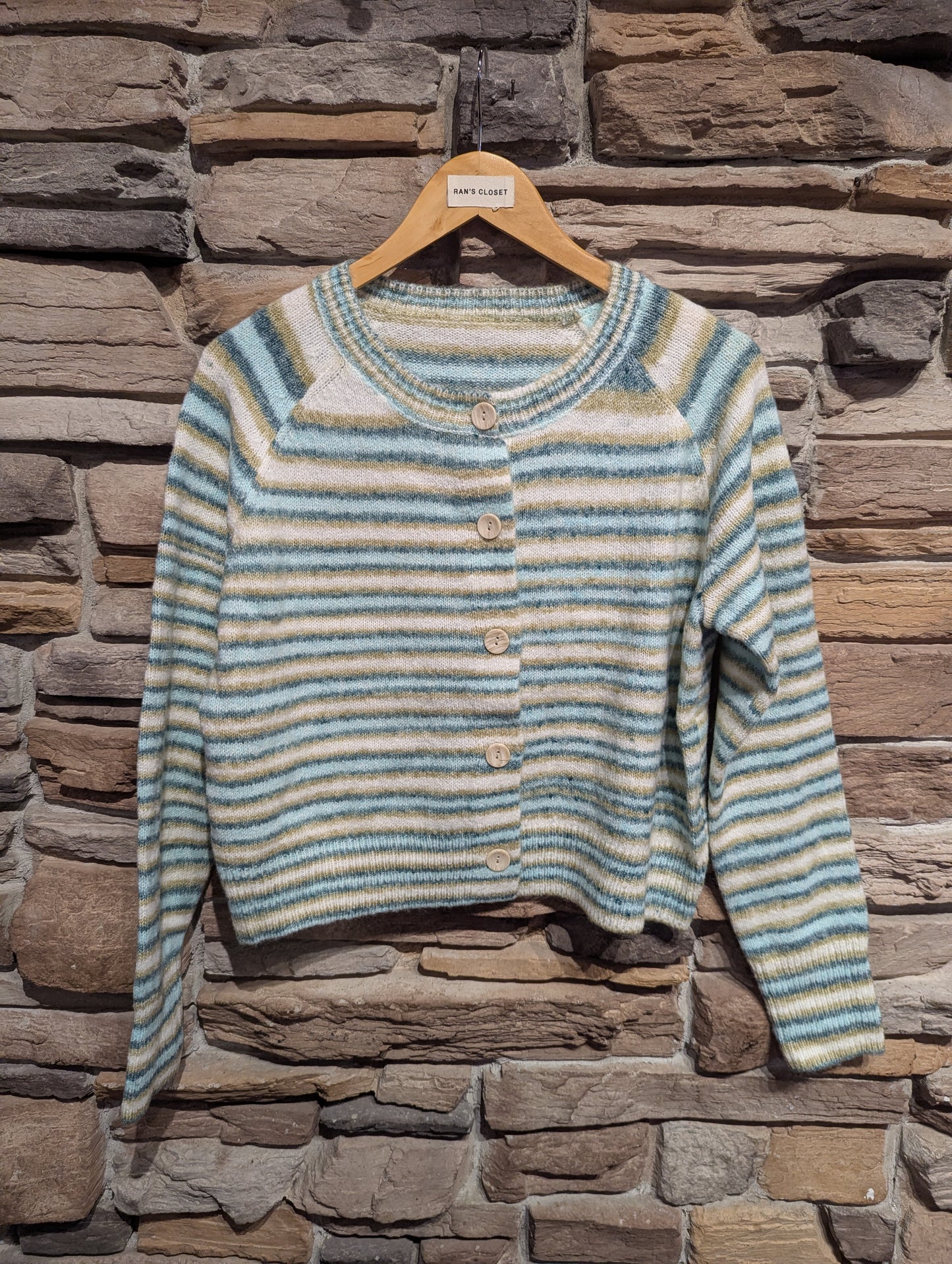 Colourful Striped Cardigan