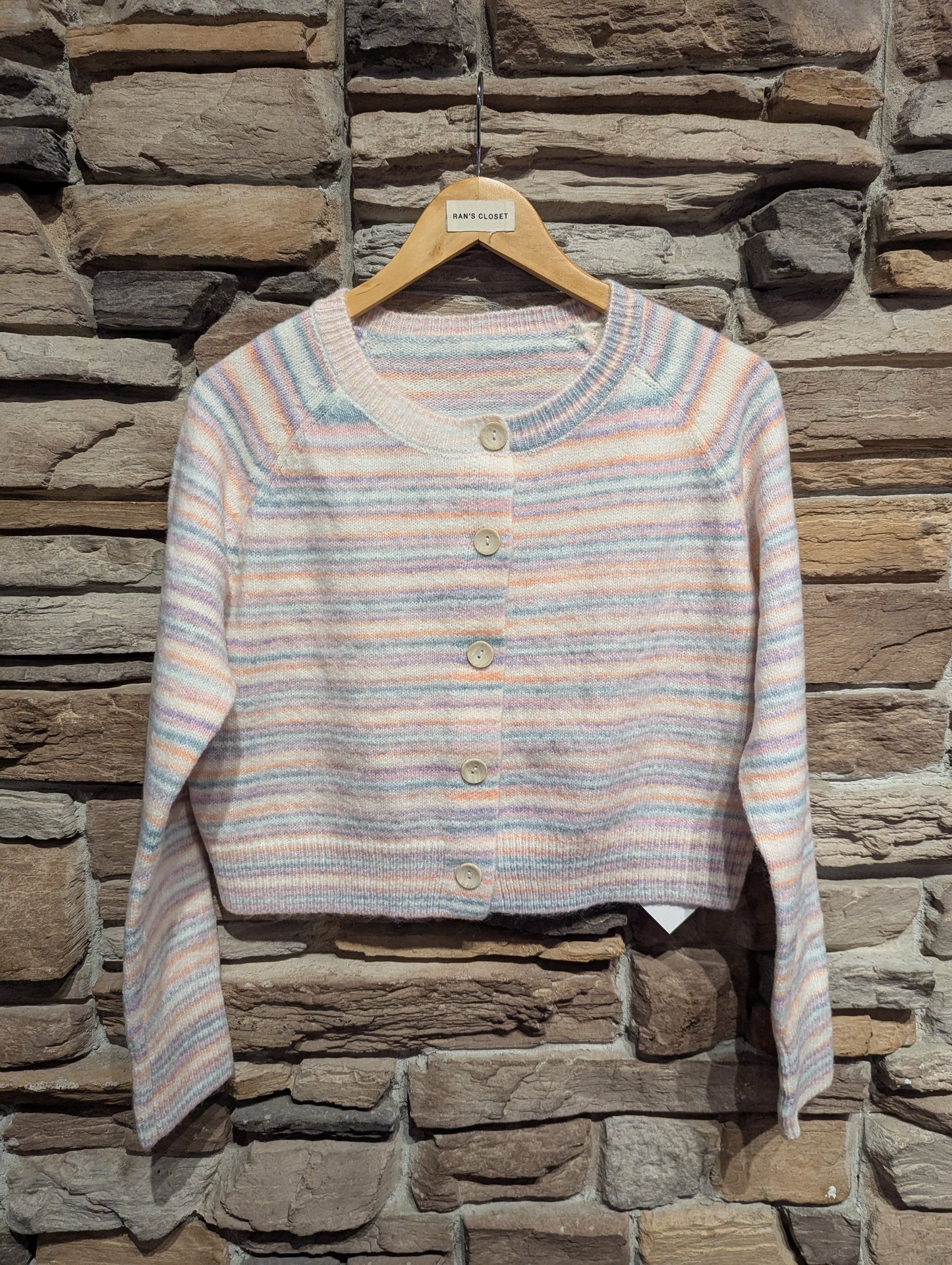 Colourful Striped Cardigan