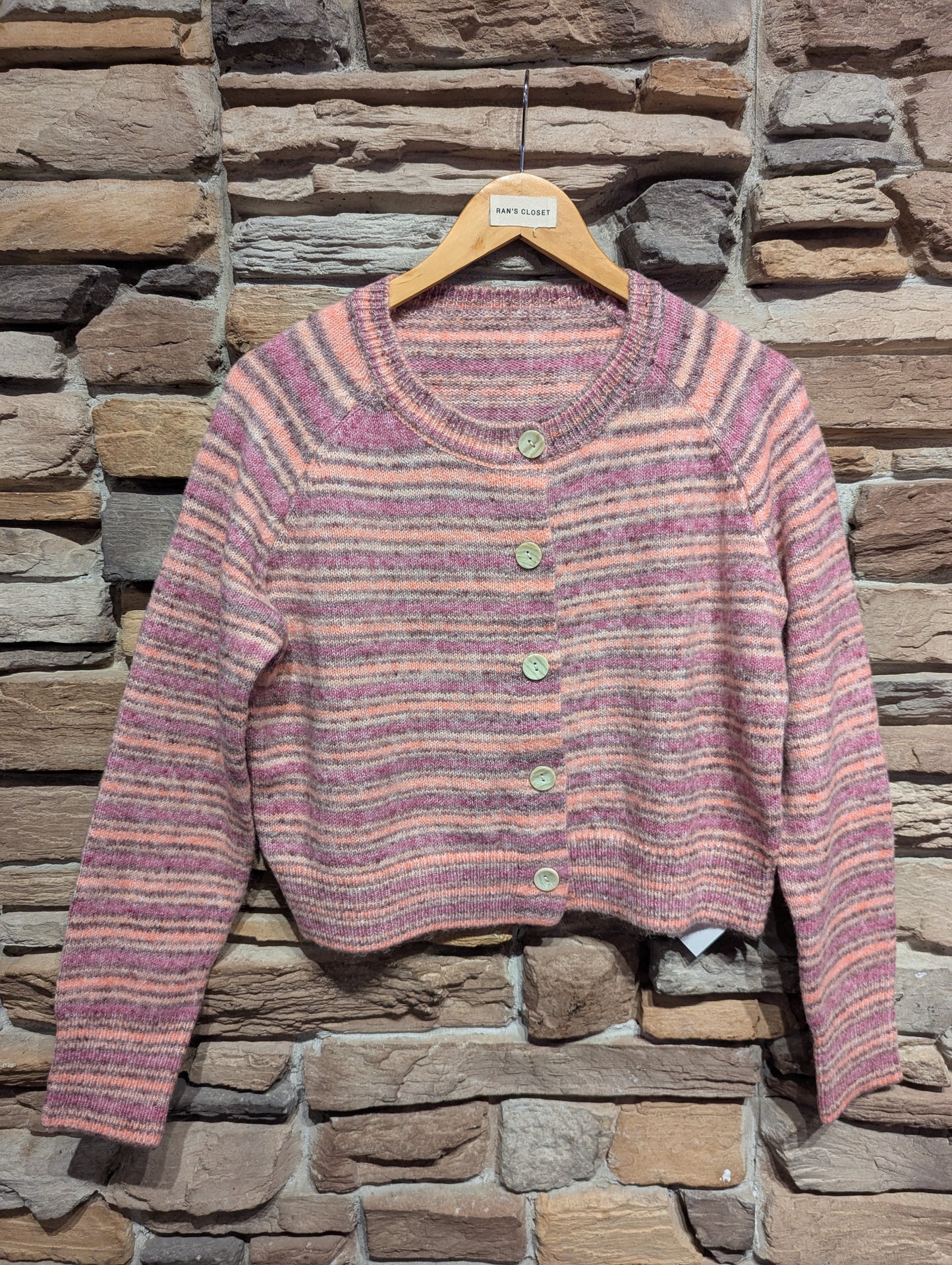 Colourful Striped Cardigan