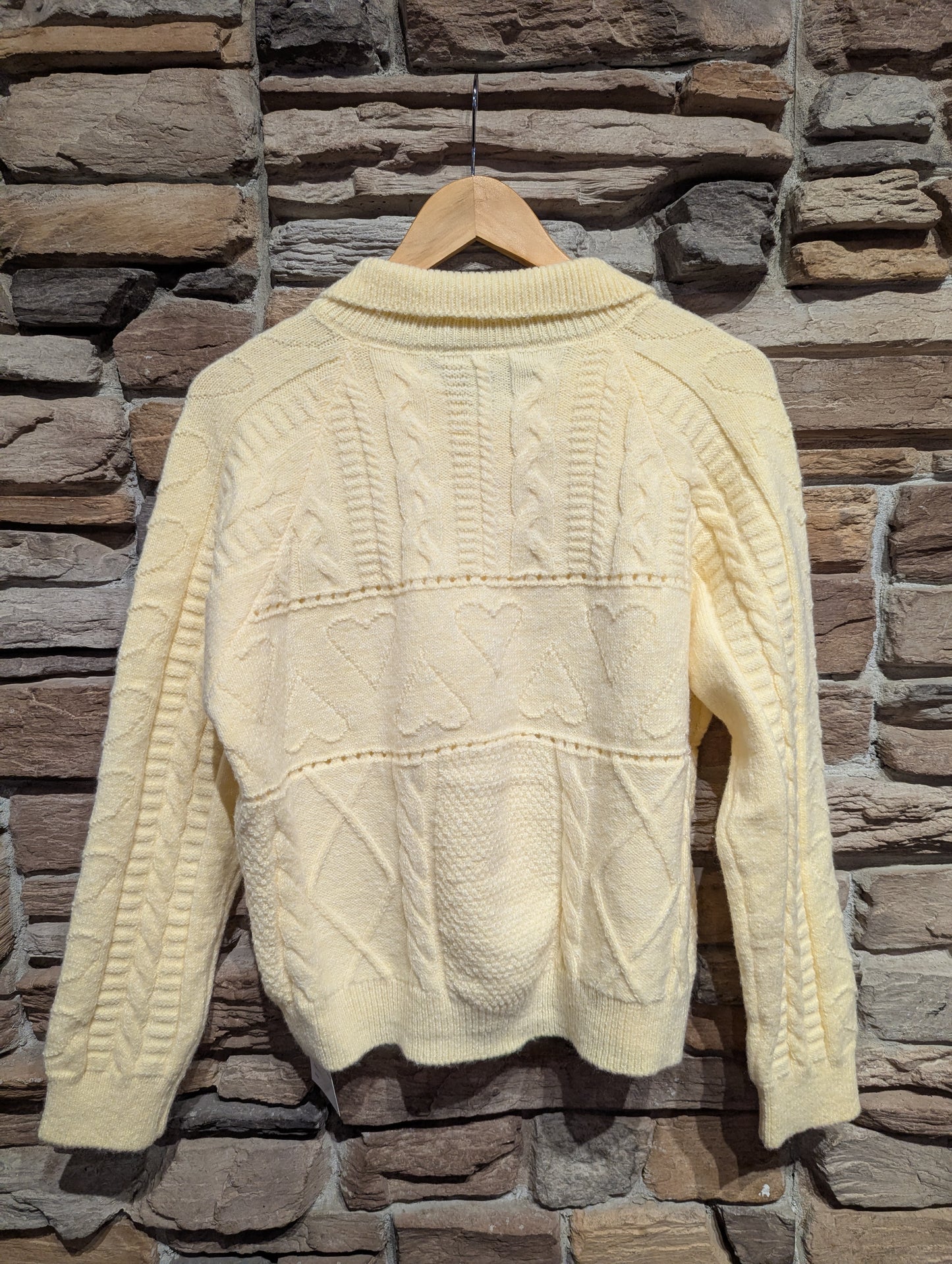 Oversized Collar Cardigan