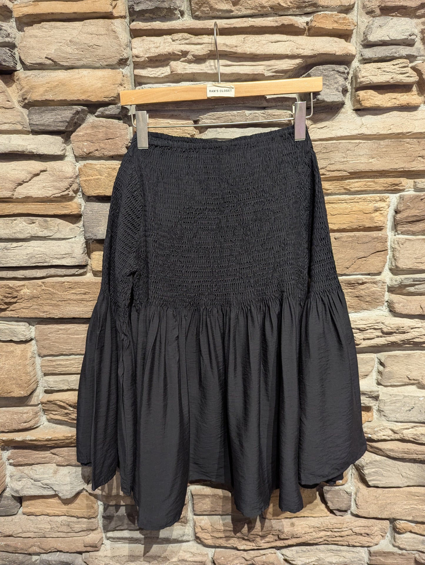 Smocked Billowing Blouse