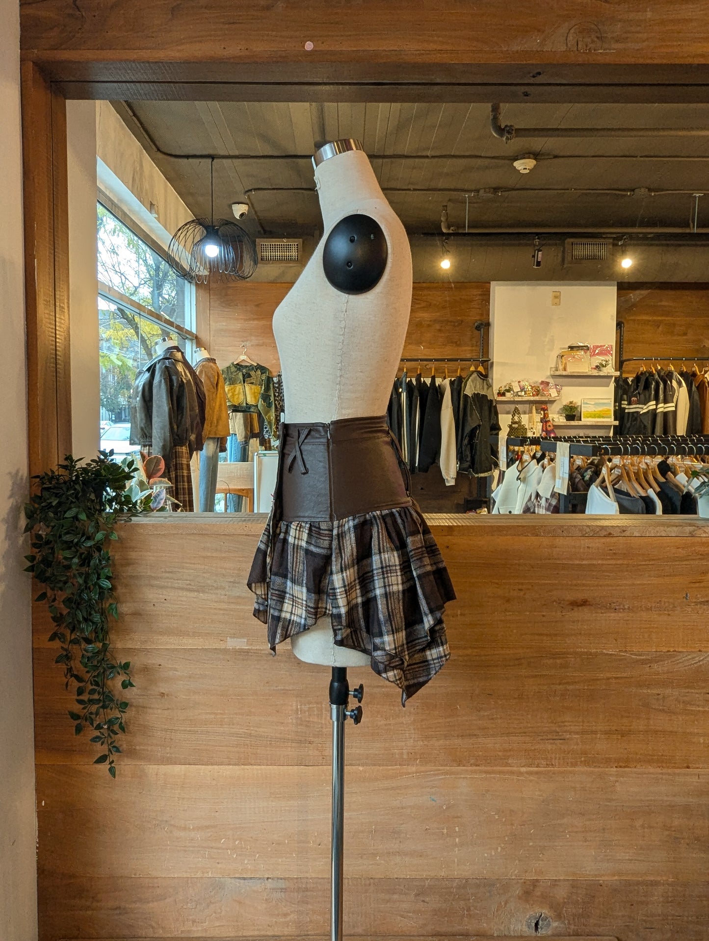 Plaid Wrap Around Mini