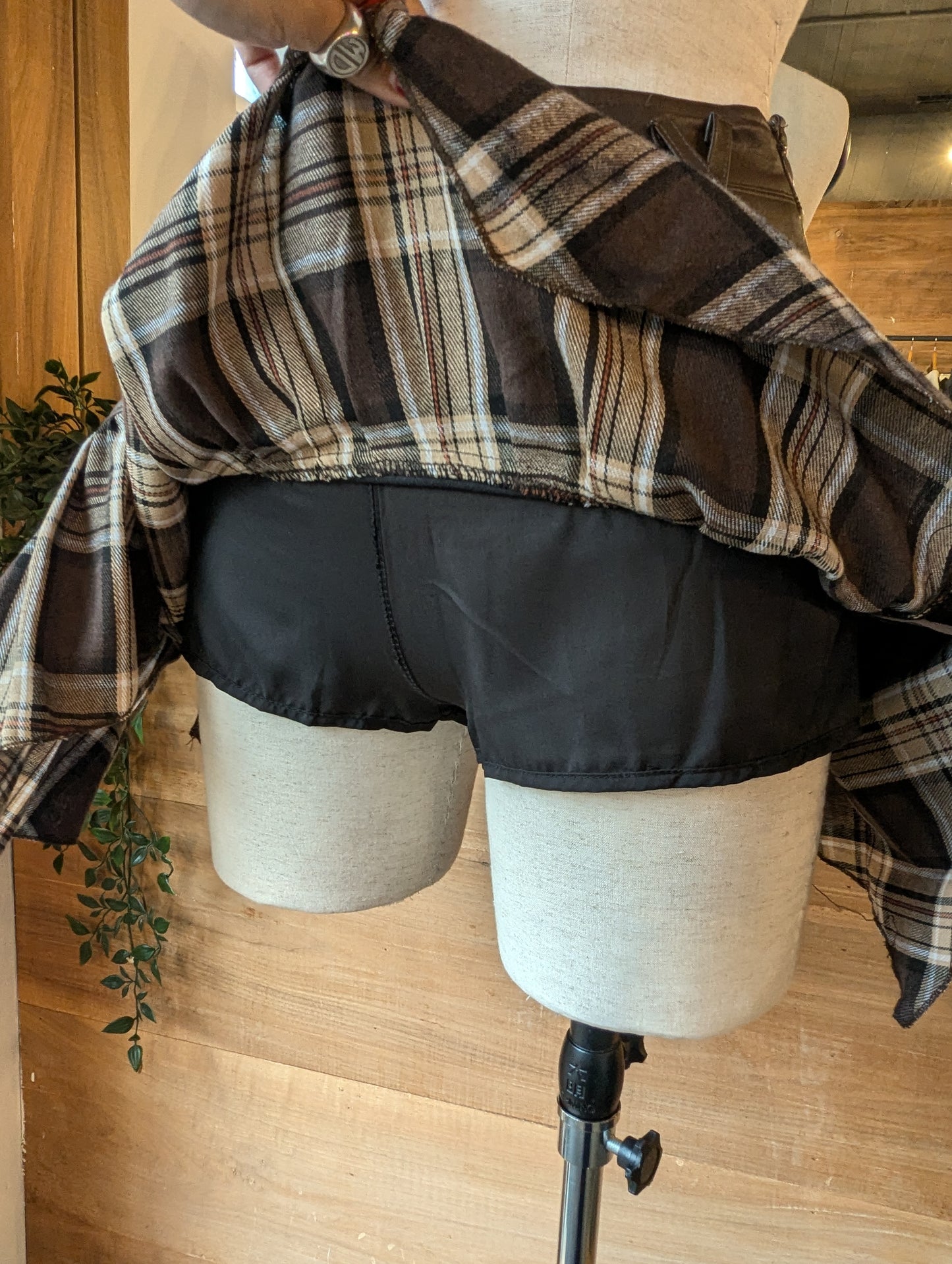 Plaid Wrap Around Mini