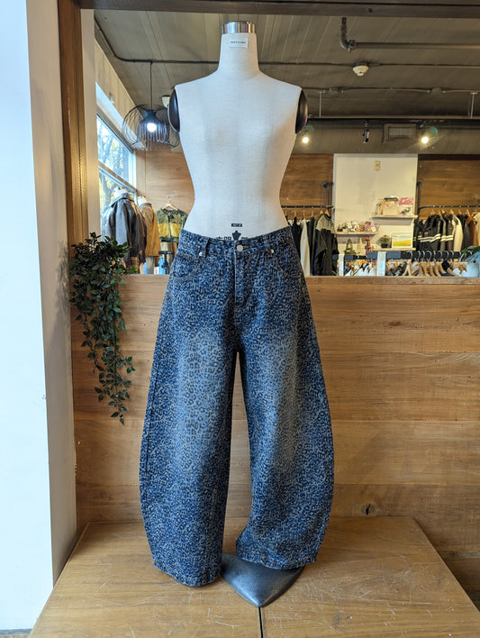 Leopard Print Jeans
