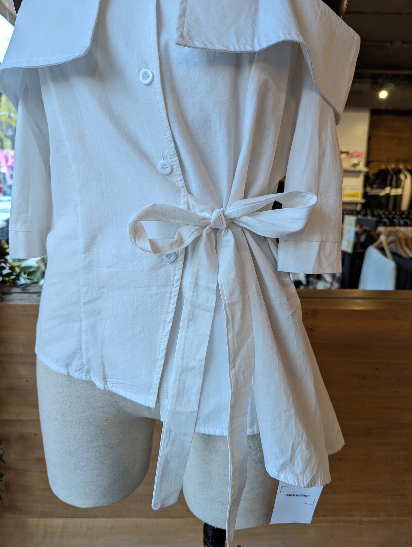 Off Shoulder Collar tank
