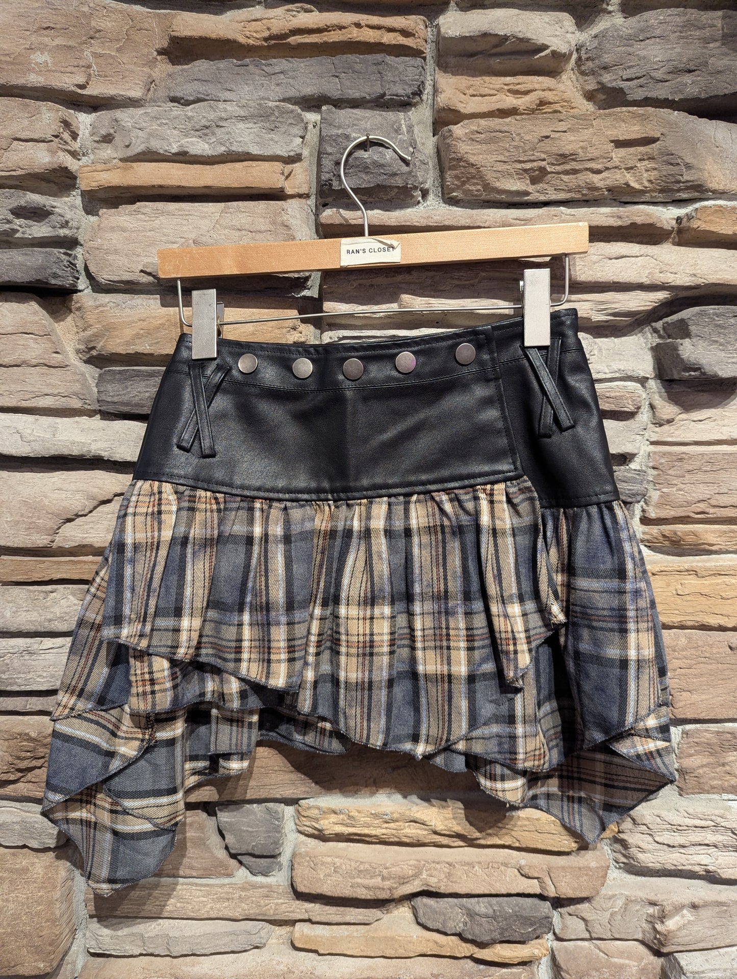 Plaid Wrap Around Mini