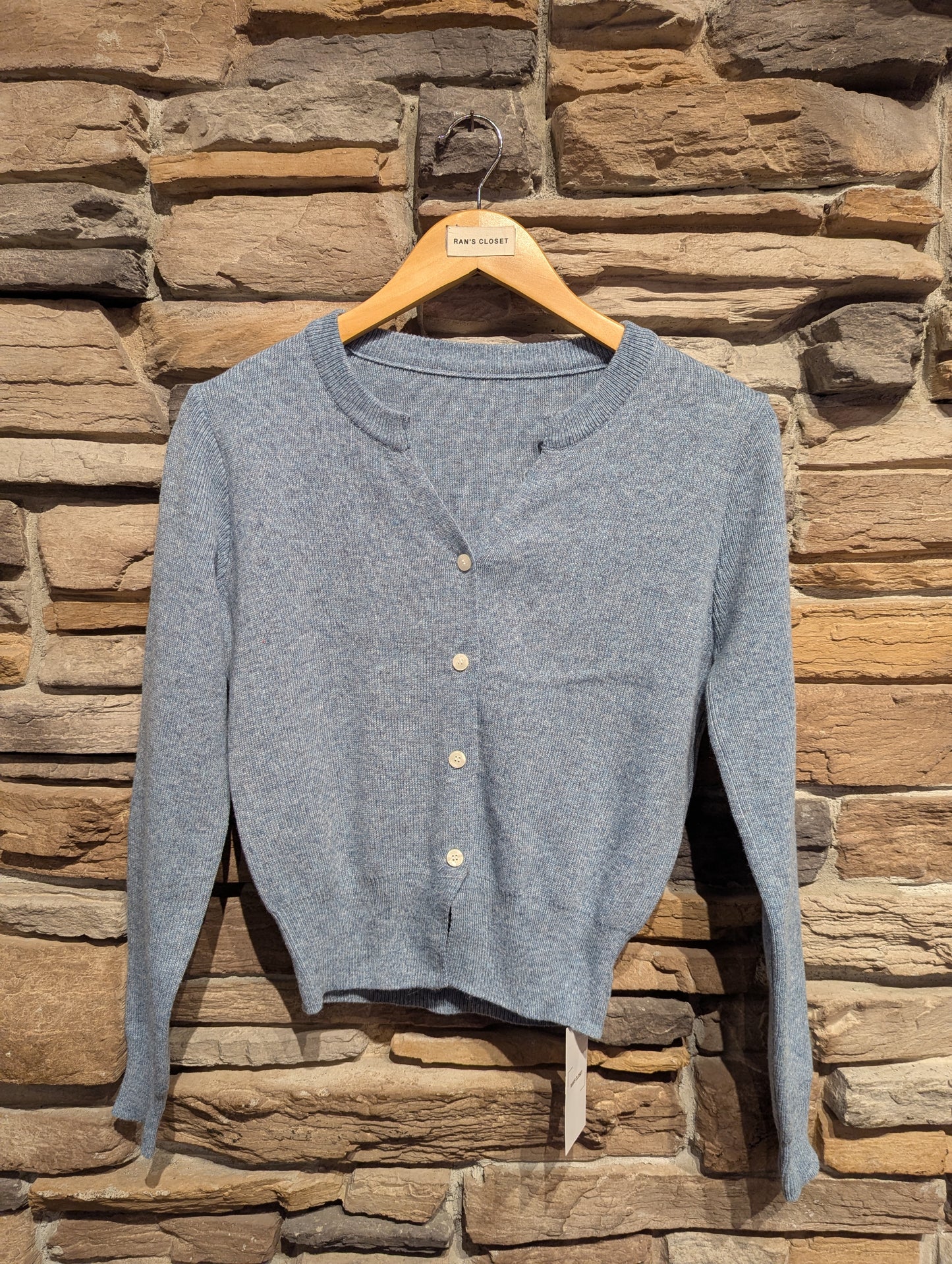 Scoop V-Neck Cardigan